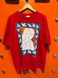 Vintage Picasso Art Red 1995 T-Shirt: Large