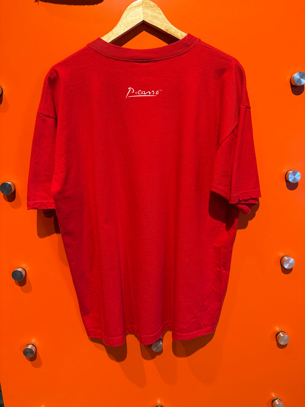 Vintage Picasso Art Red 1995 T-Shirt: Large