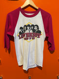 Vintage Loverboy Raglan Pink Concert T-Shirt: Medium