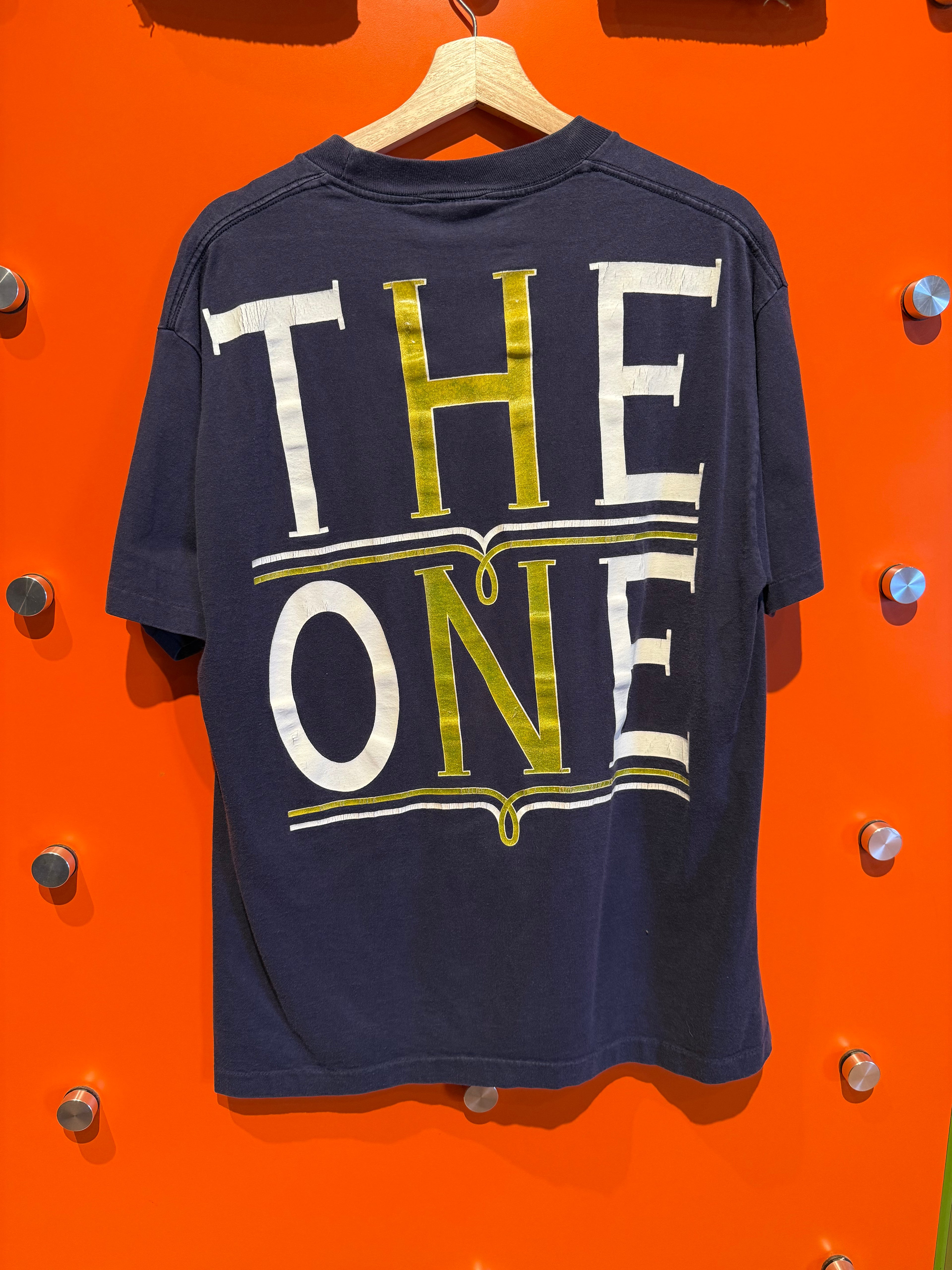 Vintage Elton John by Gianni Versace The One Navy T-Shirt: XL