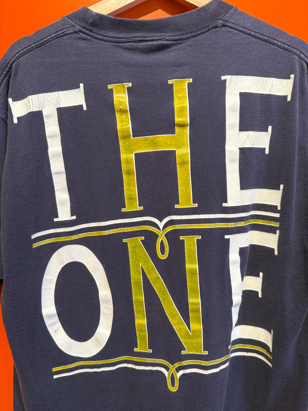 Vintage Elton John by Gianni Versace The One Navy T-Shirt: XL