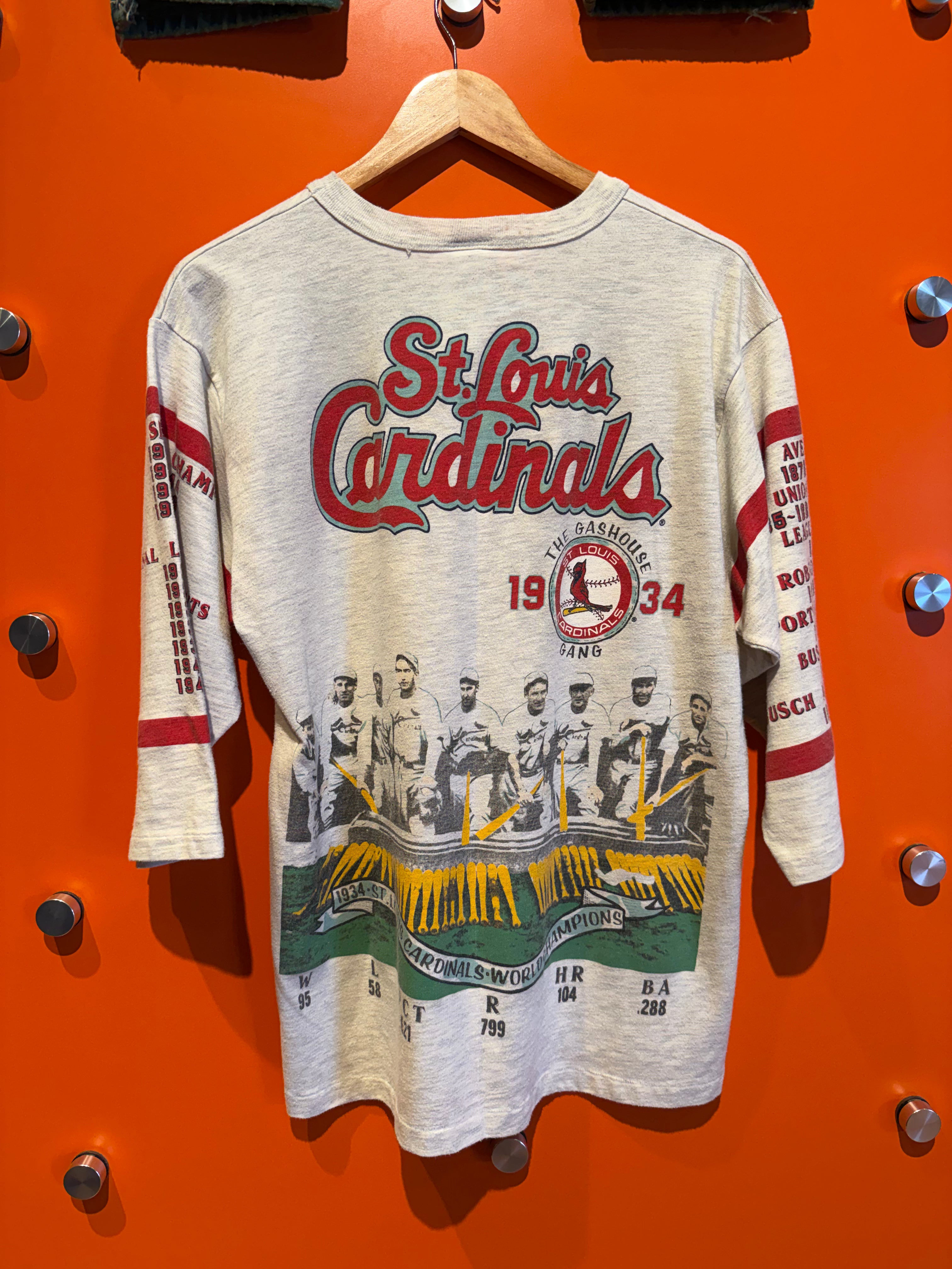 Vintage St.Louis Cardinals Long Gone Baseball T-Shirt: Large