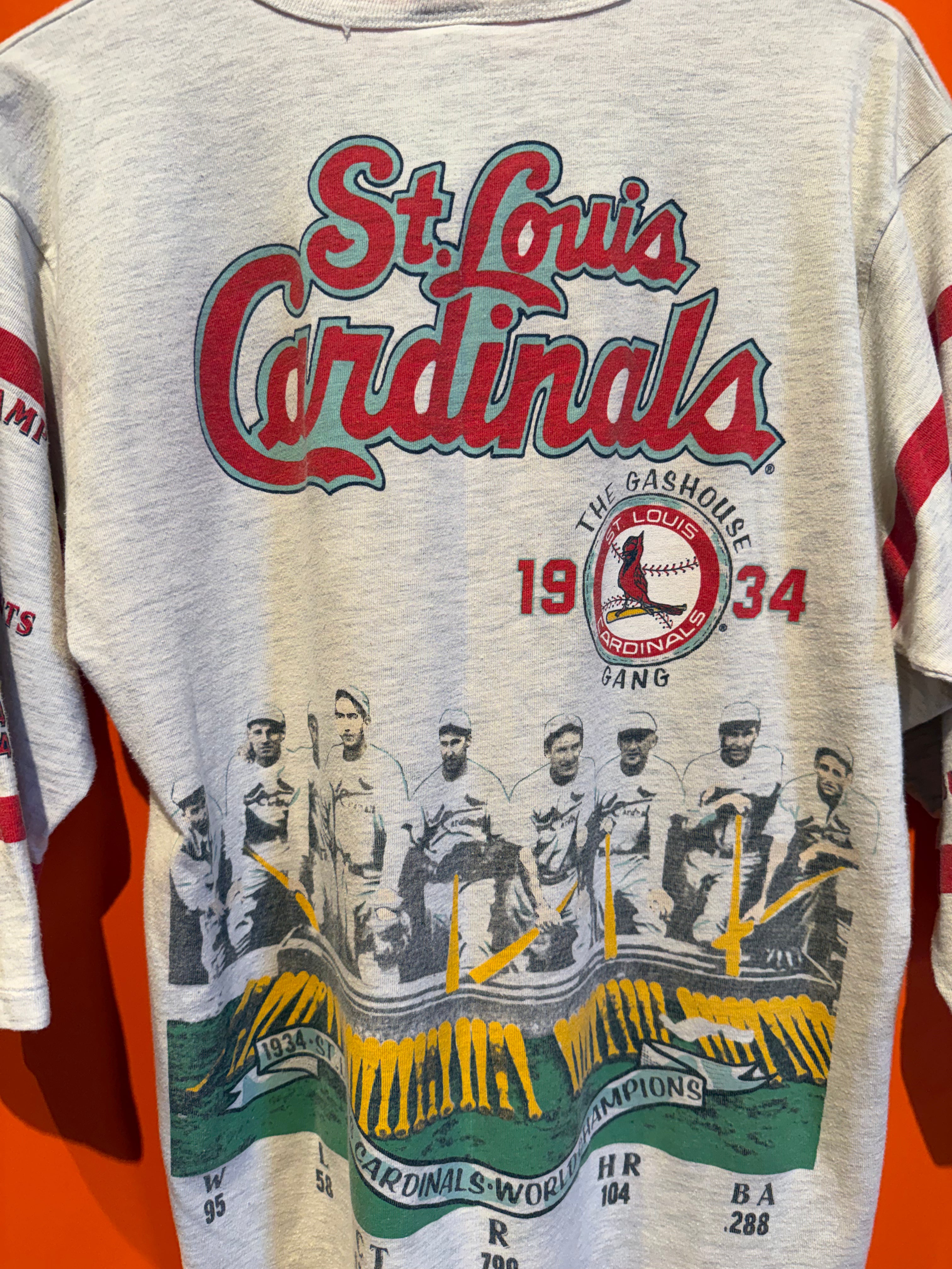 Vintage St.Louis Cardinals Long Gone Baseball T-Shirt: Large