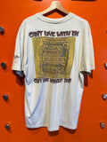 Vintage Life's a Beach Trojan Condoms T-Shirt: XL