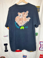 Load image into Gallery viewer, Vintage Guess Australia Koala Down Under 1989 Black T-Shirt: L/XL
