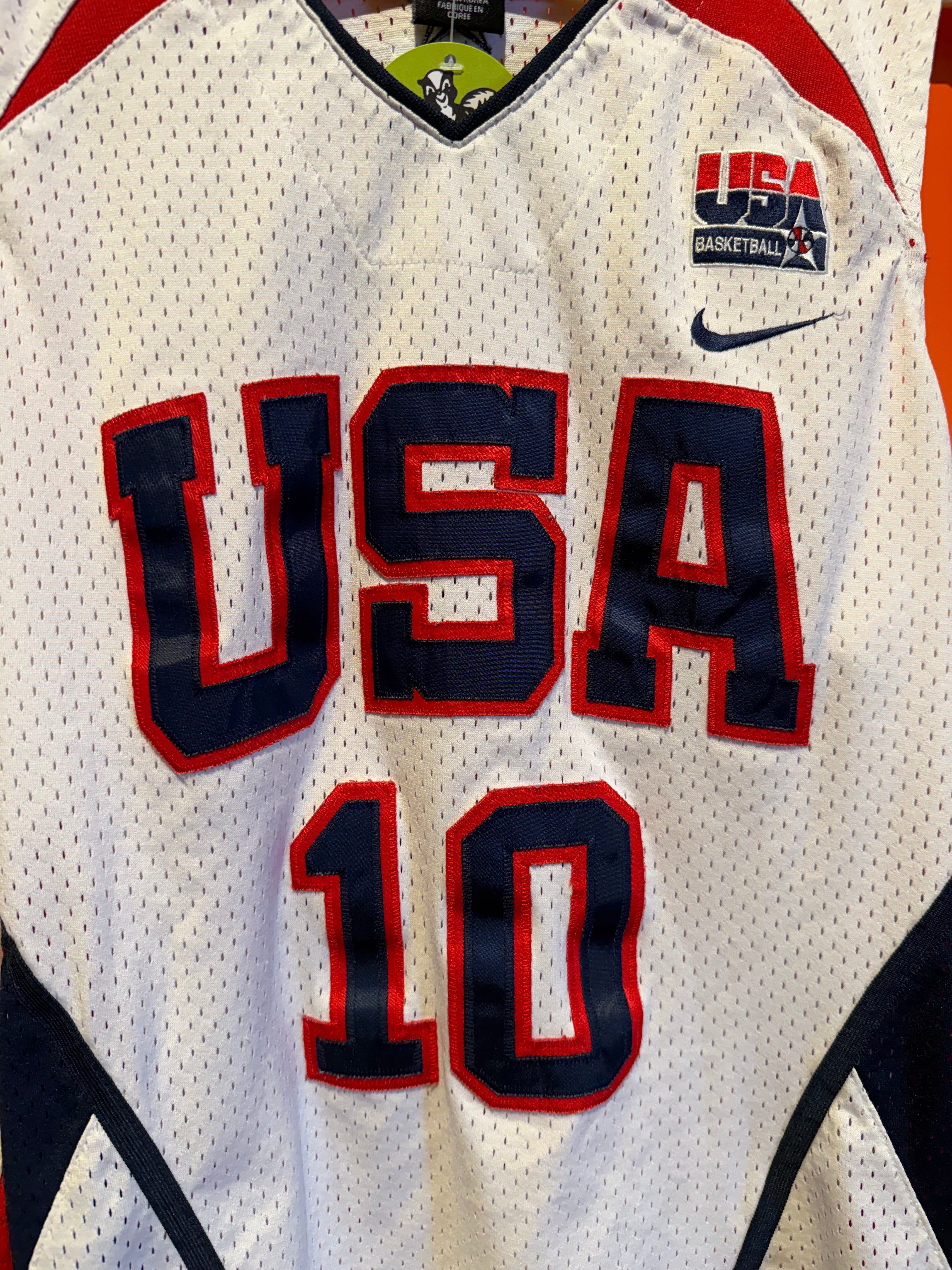 Vintage Chris Paul 10 USA Olympics Nike White Basketball Jersey: Small