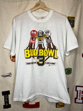 Load image into Gallery viewer, Vintage Bud Bowl 3 Budweiser Light Beer 1990 Football T-Shirt: Large
