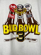 Load image into Gallery viewer, Vintage Bud Bowl 3 Budweiser Light Beer 1990 Football T-Shirt: Large
