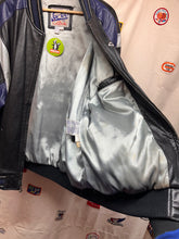 Load image into Gallery viewer, Vintage Dallas Cowboys Helmet G-III Carl Banks 90's Black Leather Jacket: XL
