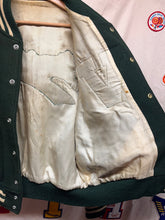 Load image into Gallery viewer, Vintage Vincennes Lincoln Alices Indiana 1969 Green Wool Lettermen Jacket: Large
