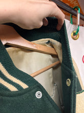 Load image into Gallery viewer, Vintage Vincennes Lincoln Alices Indiana 1969 Green Wool Lettermen Jacket: Large
