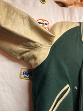 Load image into Gallery viewer, Vintage Vincennes Lincoln Alices Indiana 1969 Green Wool Lettermen Jacket: Large
