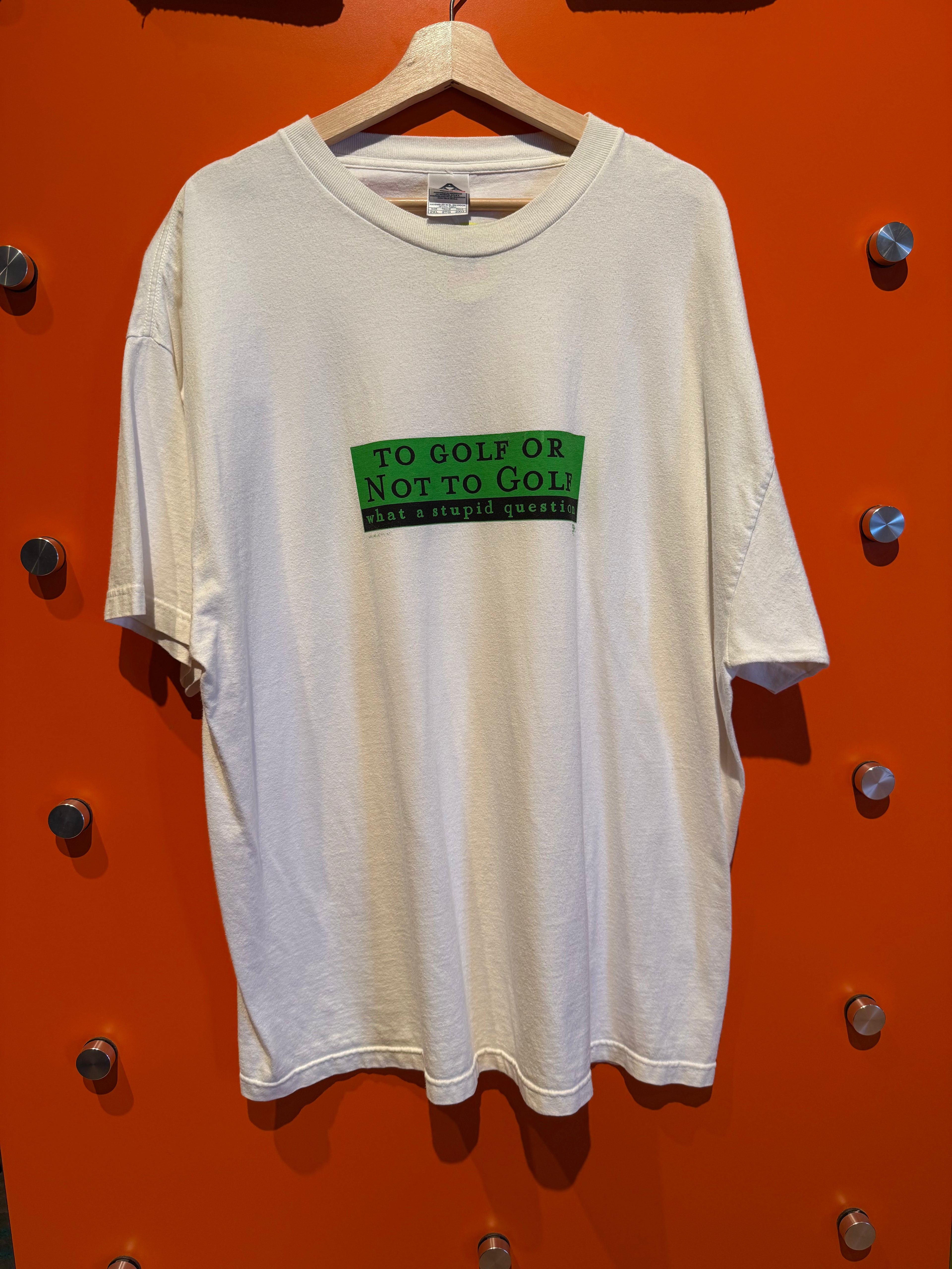 Vintage To Golf or Not to Golf T-Shirt: XXL