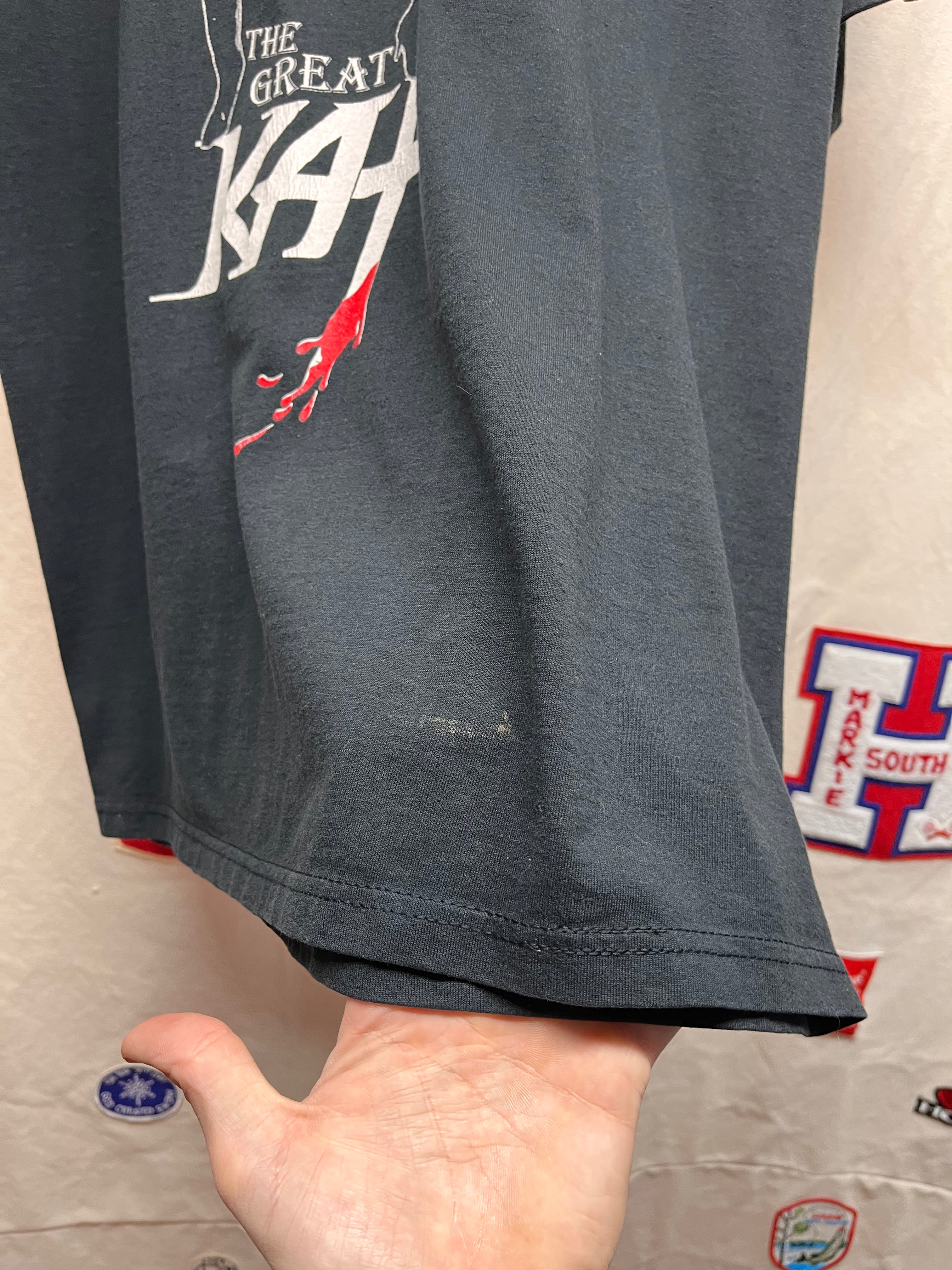 Vintage The Great Kat Metal Worship Me or Die Rock Black T-Shirt: Large