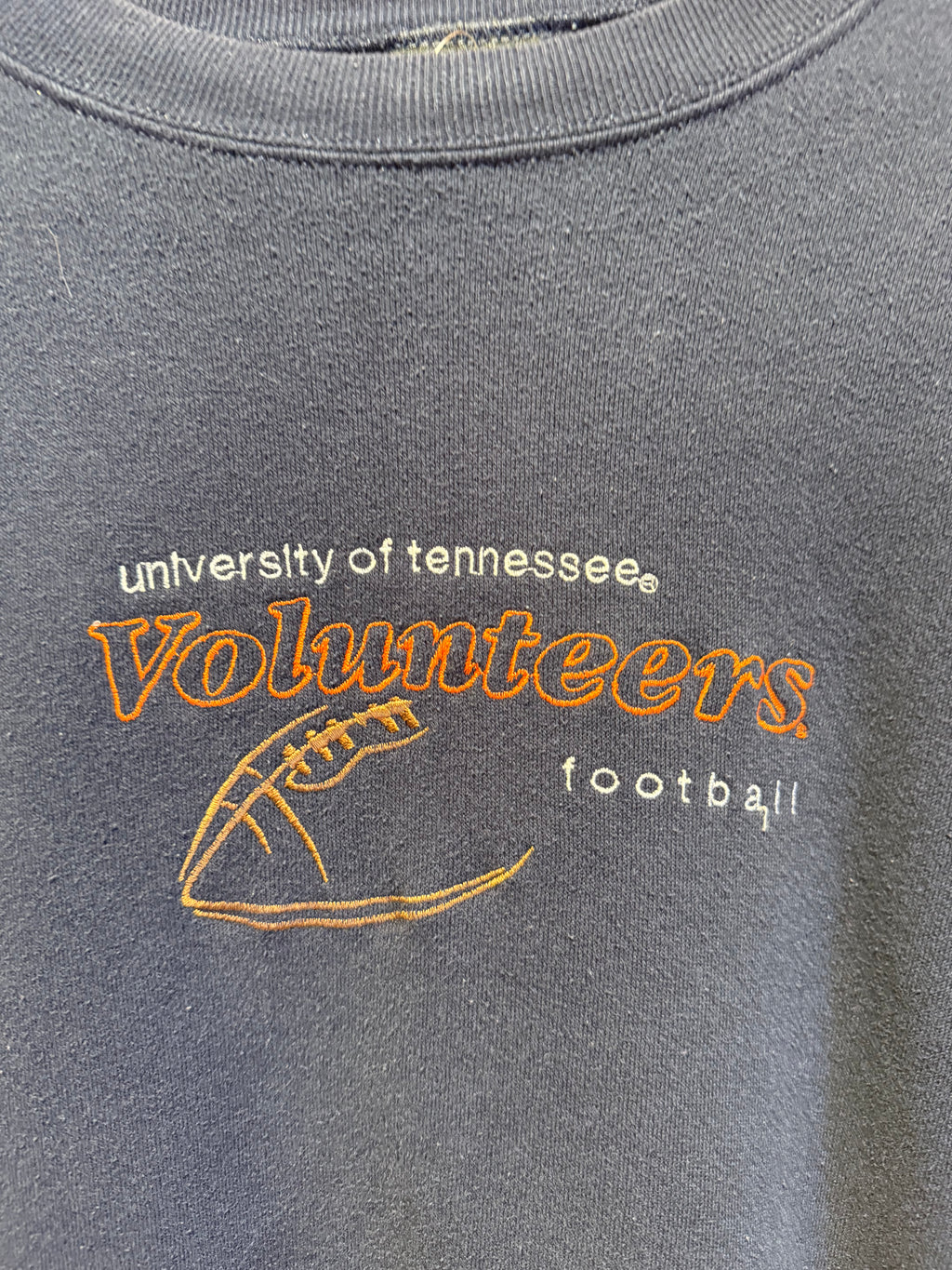 Vintage Tennessee Volunteers Navy Blue Crewneck Sweatshirt: XXL