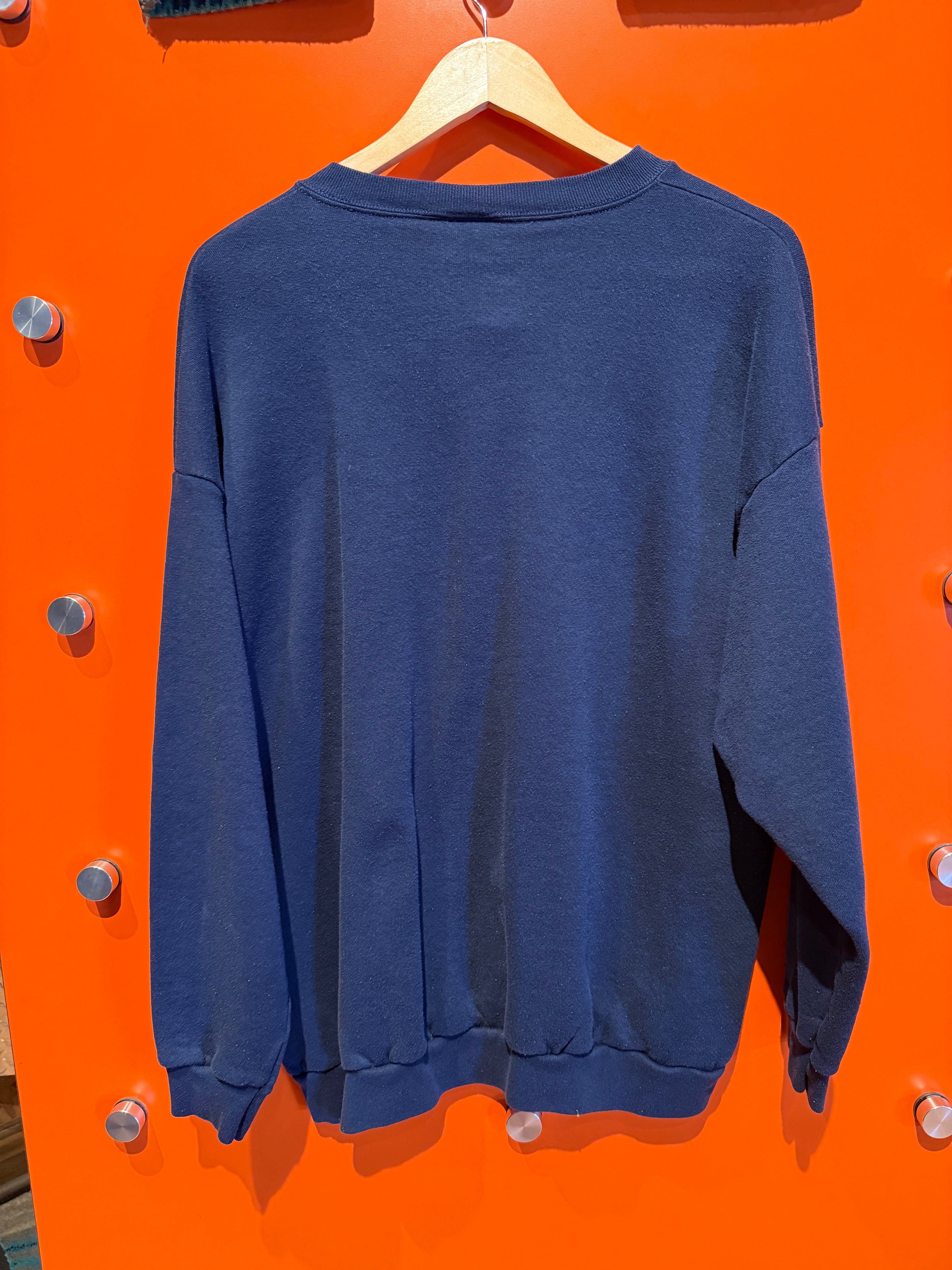 Vintage Tennessee Volunteers Navy Blue Crewneck Sweatshirt: XXL