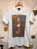 Vintage Stroh's Beer 1985 Mona Lisa A Masterpiece Art Parody T-Shirt: Small
