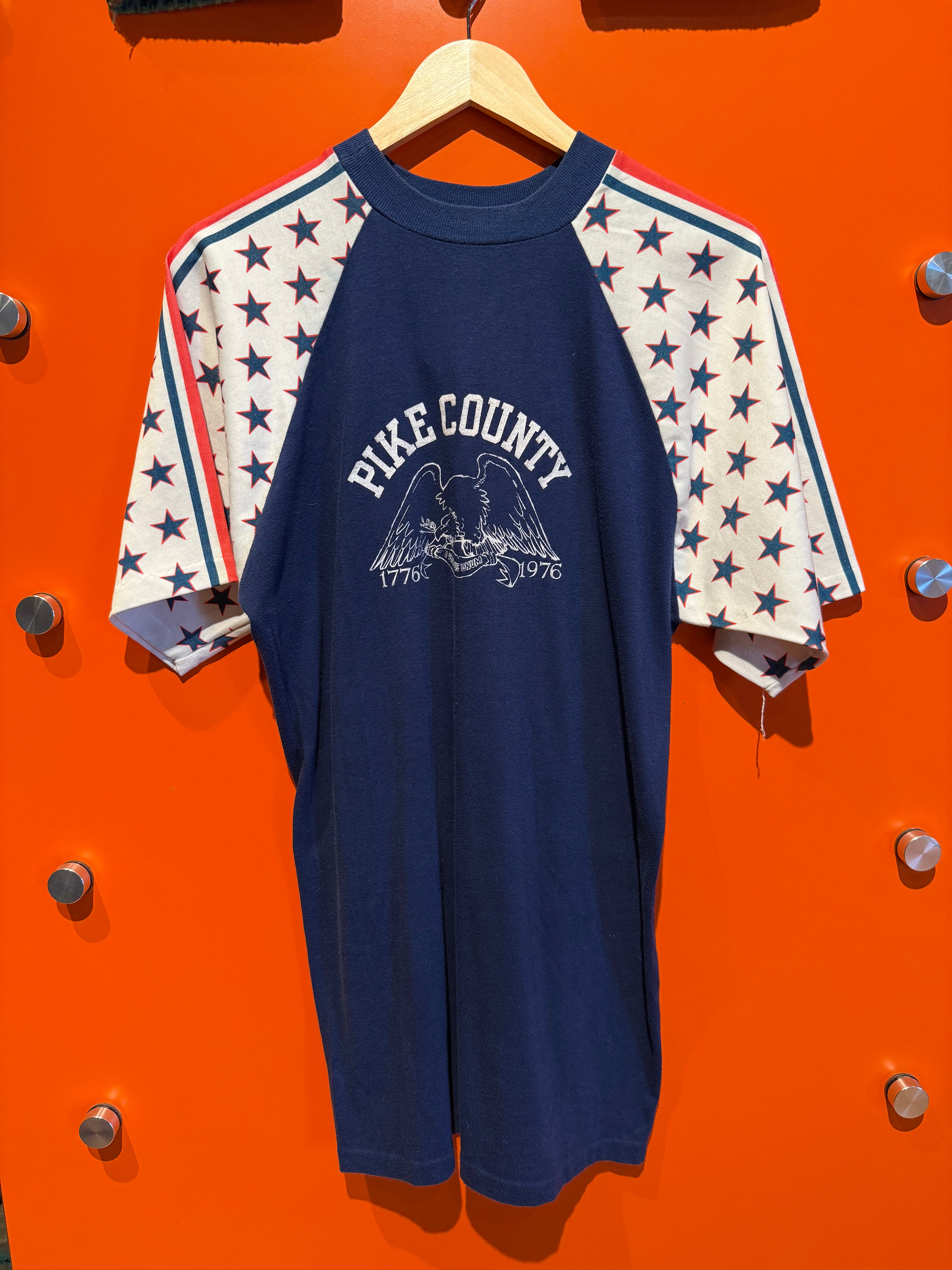 Vintage Pike County Independence 70's Raglan T-Shirt: XL