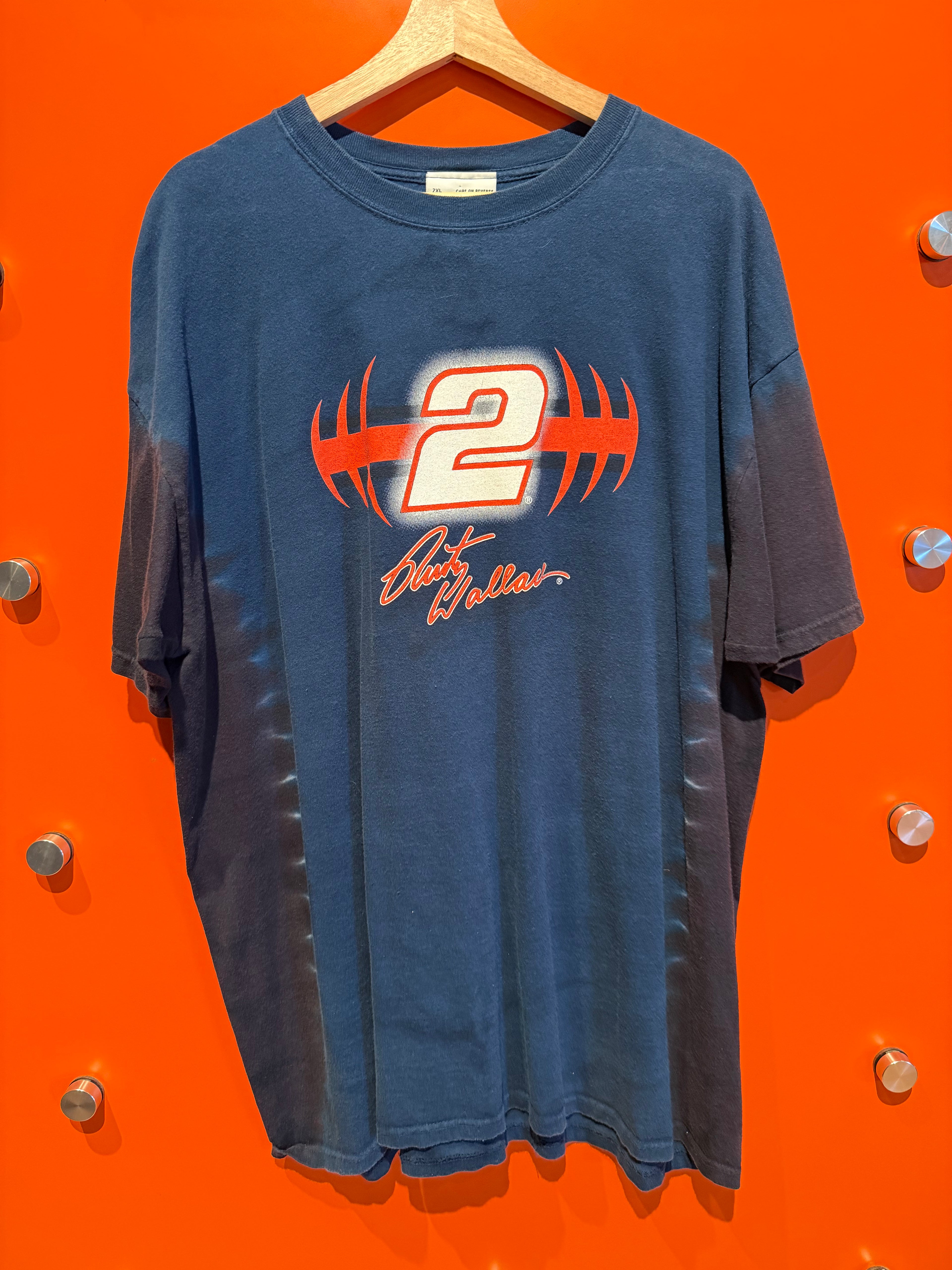 Vintage Rusty Wallace NASCAR Racing T-Shirt: XXL