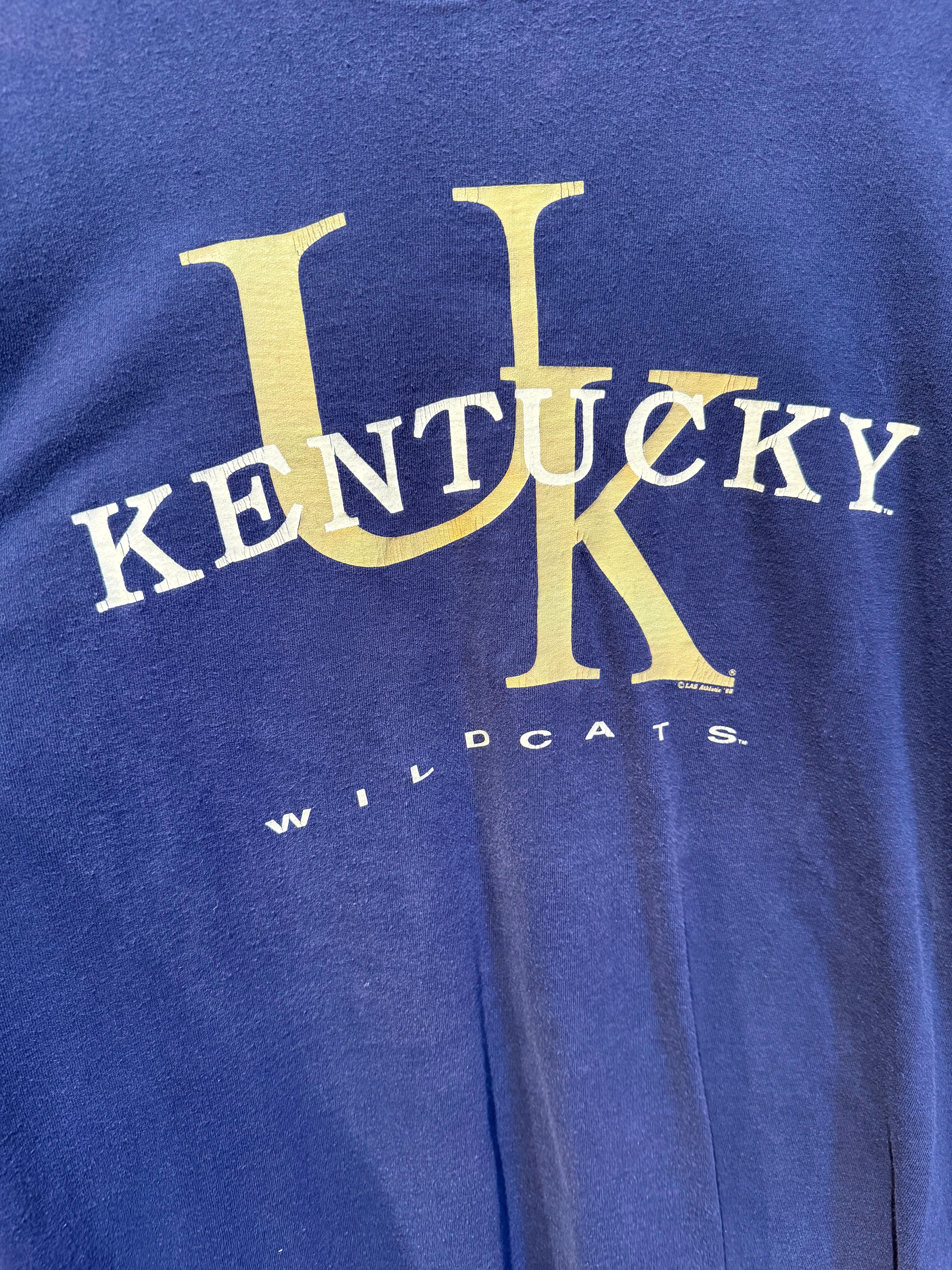Vintage University of Kentucky Wildcats T-Shirt: XL/XXL