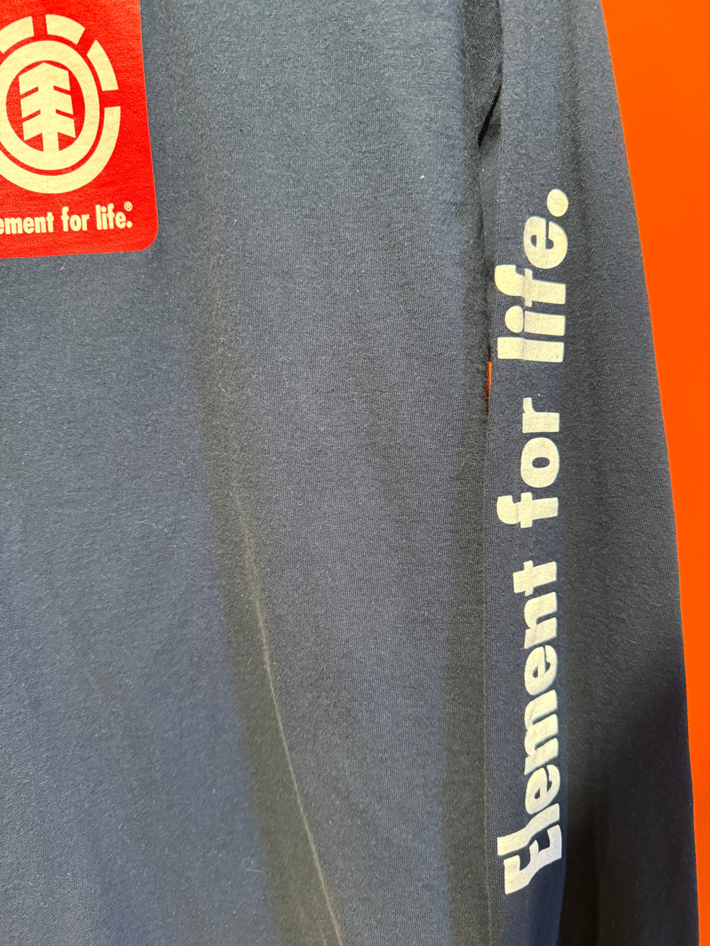 Vintage Element Skateboards Navy Long Sleeve: L