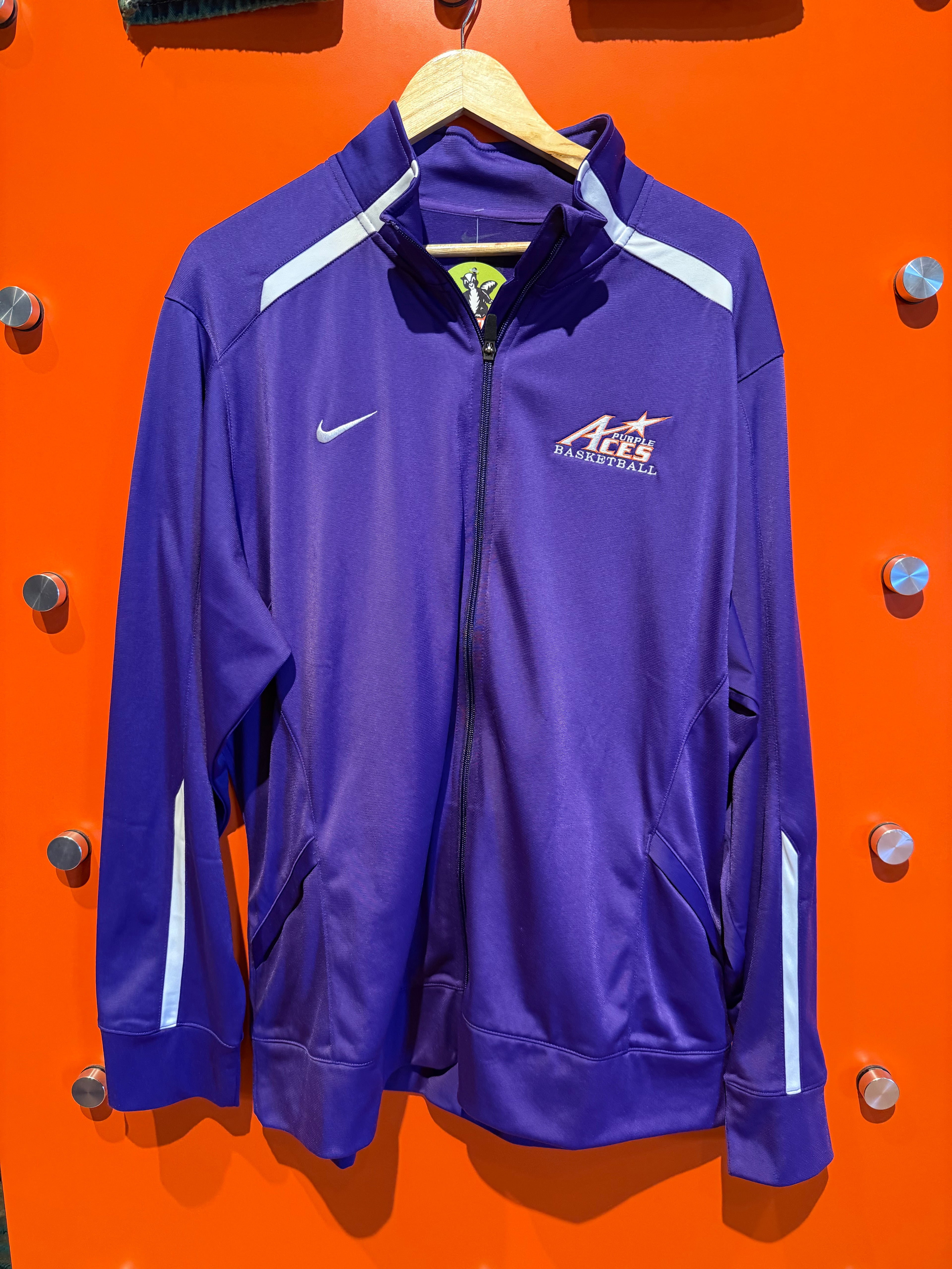 University of Evansville Track Zip-Up Jacket: XXL