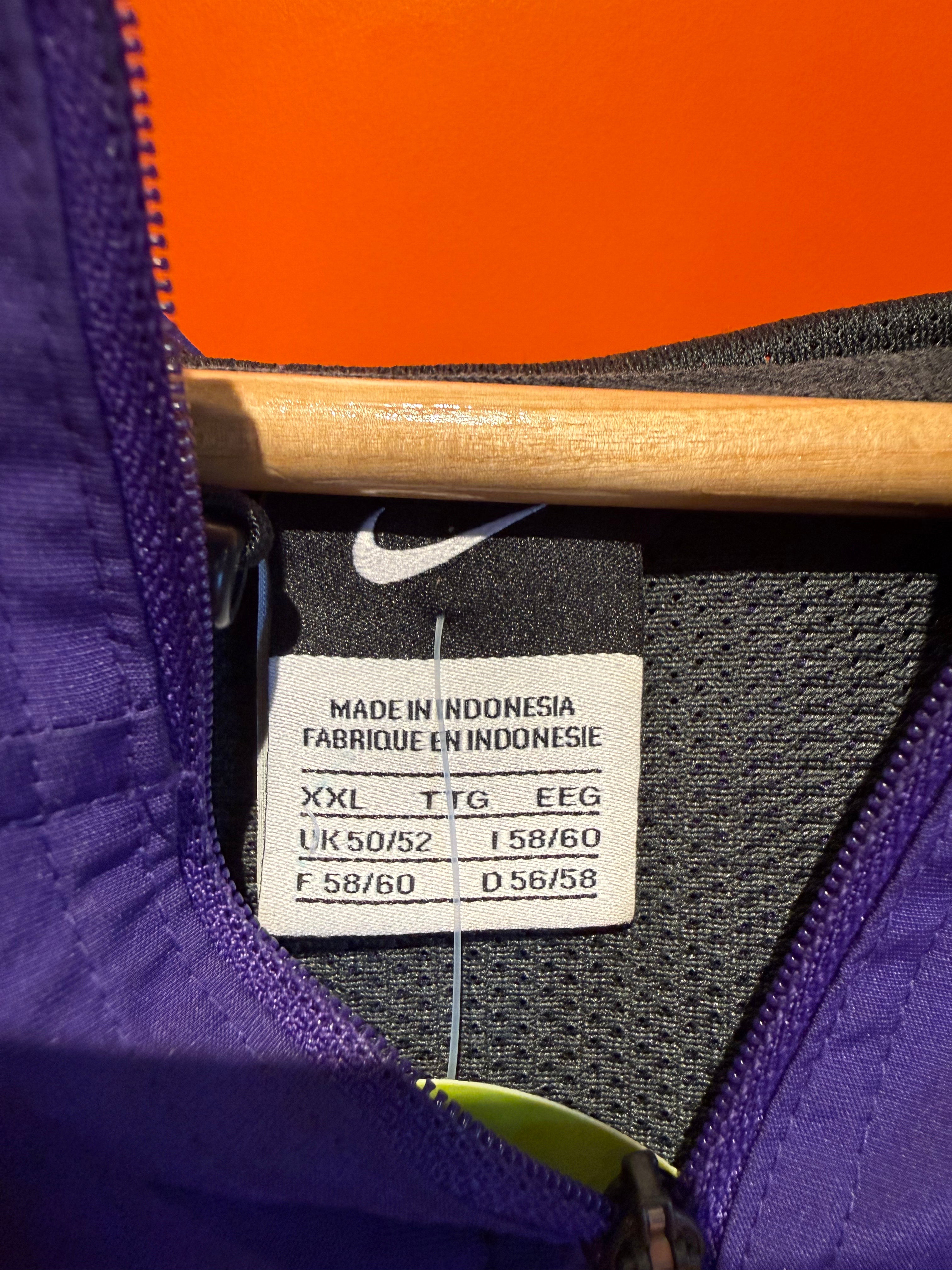 Vintage University of Evansville Windbreaker Jacket: XXL