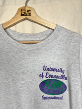 Load image into Gallery viewer, Vintage University of Evansville International Flags Grey T-Shirt: XL
