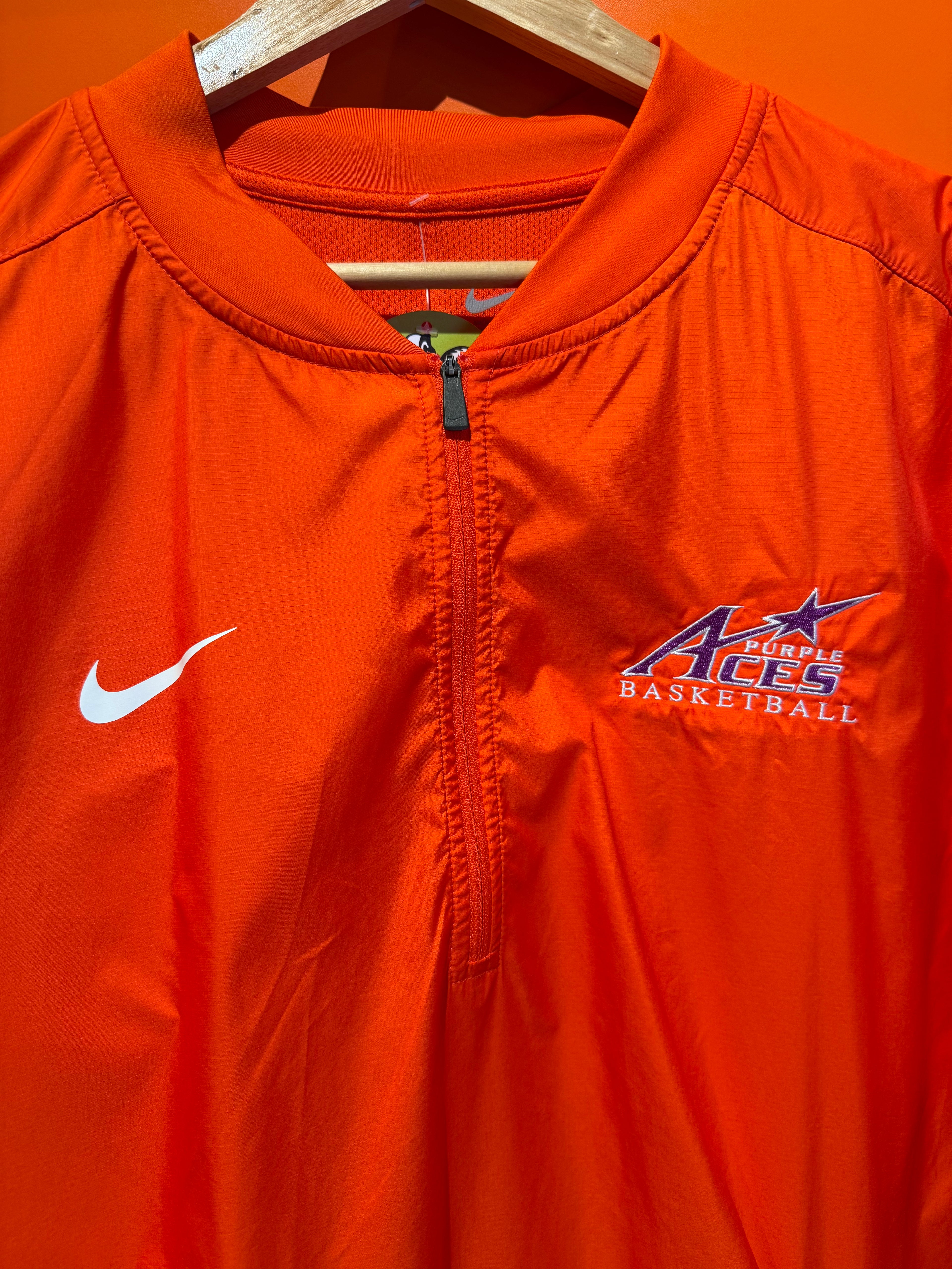 Vintage Nike University of Evansville Purple Aces Athletic Shirt: XXL