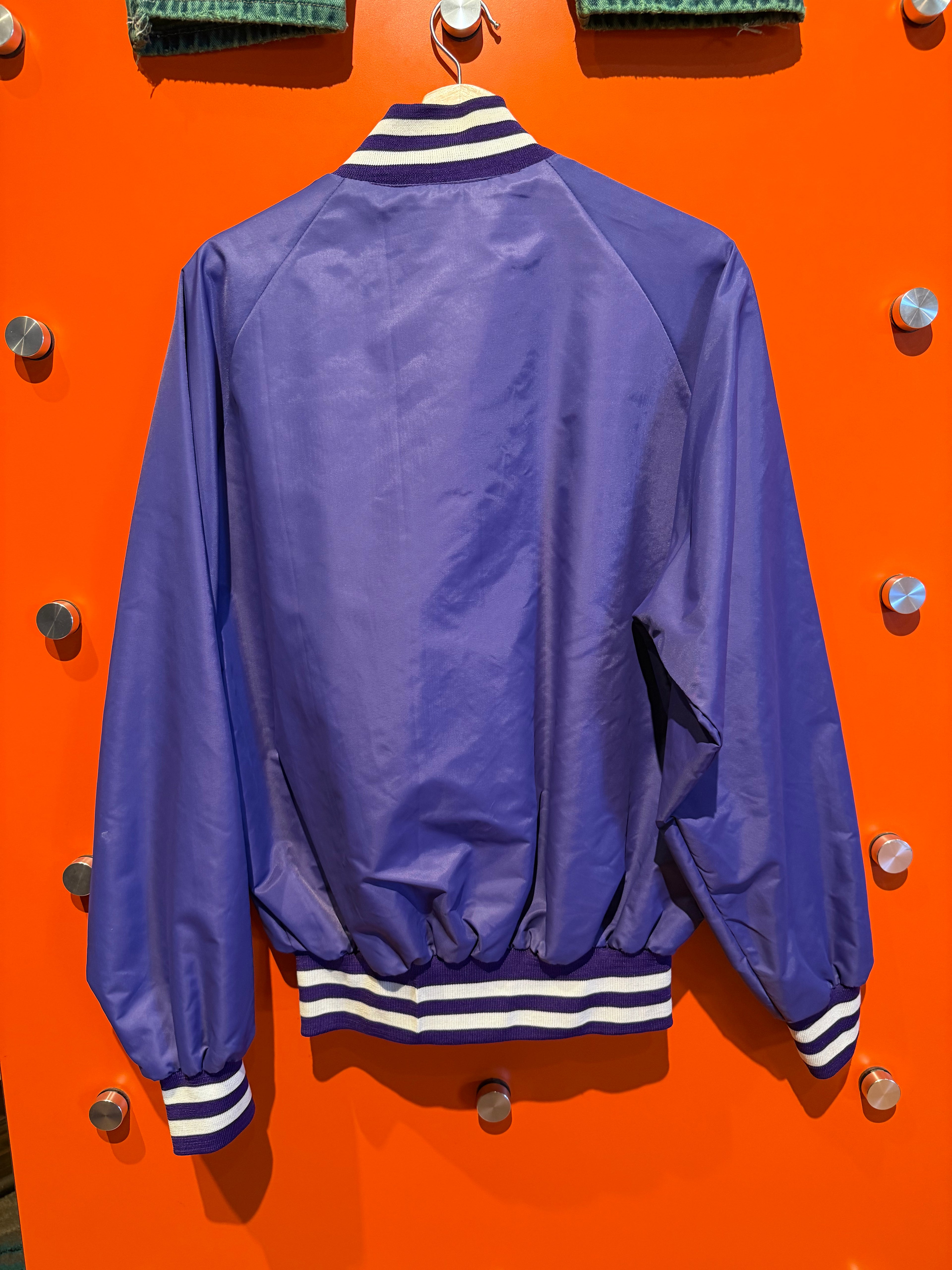 Vintage University of Evansville Varsity Bomber Jacket: XXL
