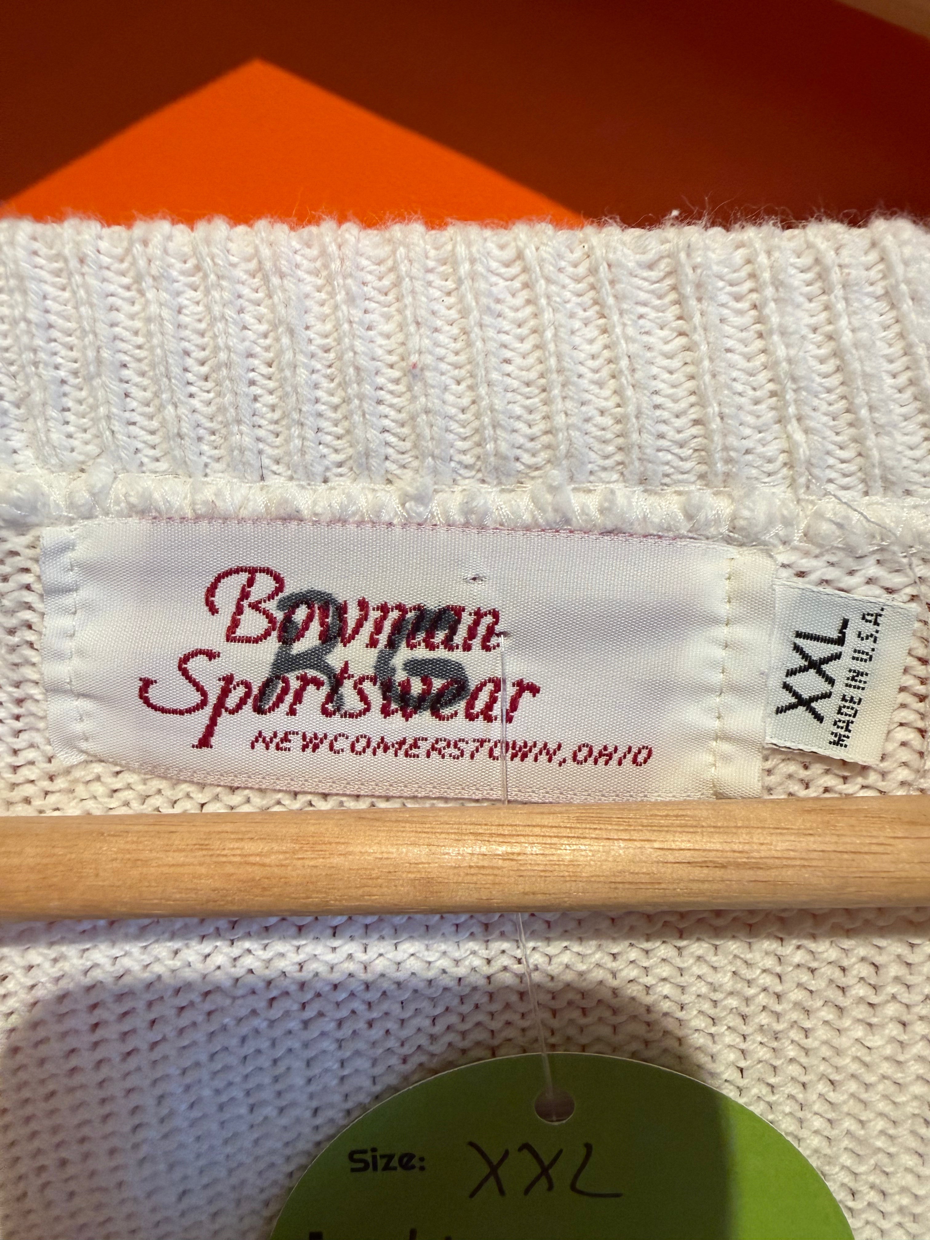 Vintage Louisville Cardinals Striped Knit Sweater: XXL