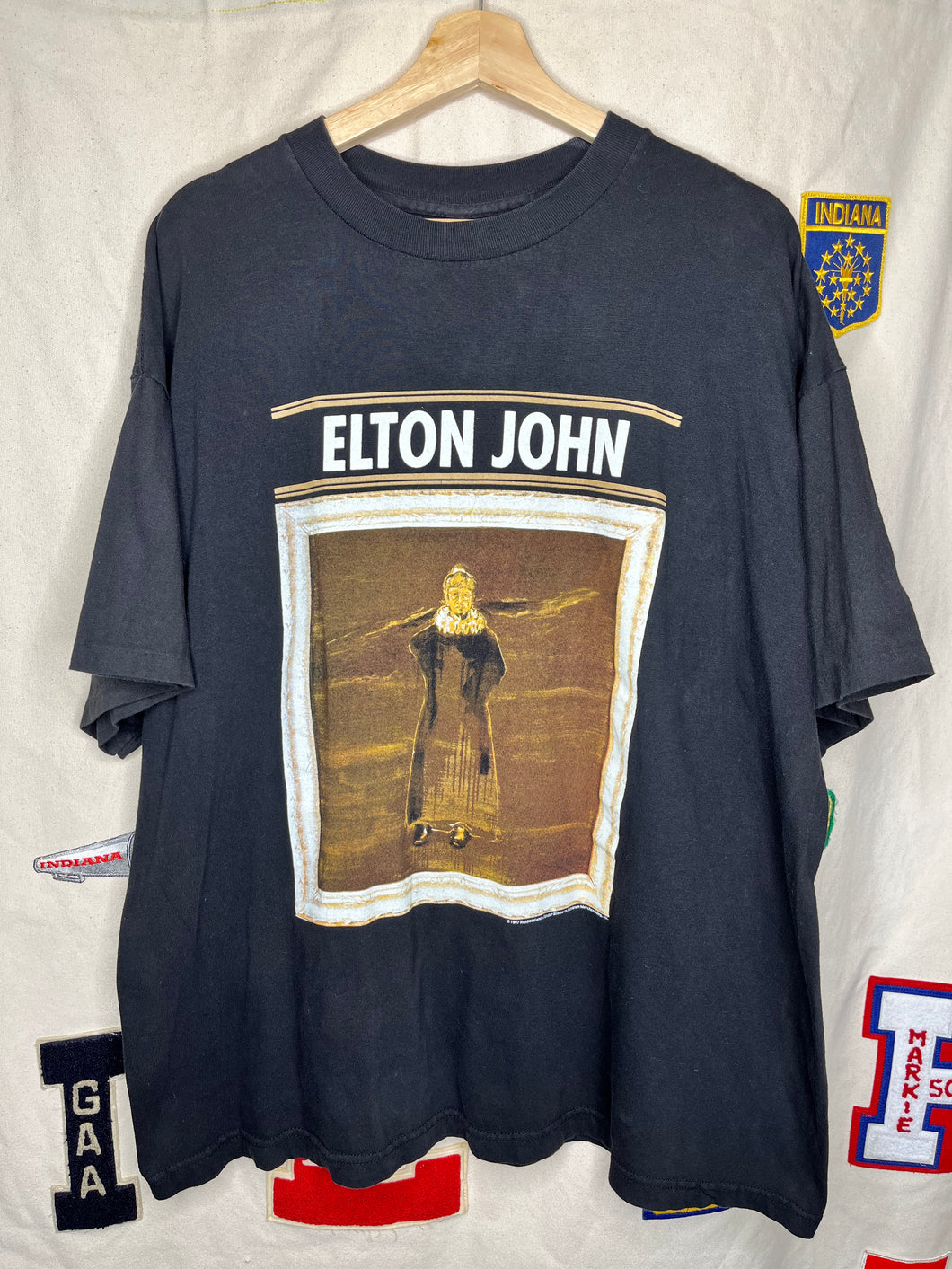 Vintage Elton John 1997 The Big Picture Concert Tour T-Shirt: XL