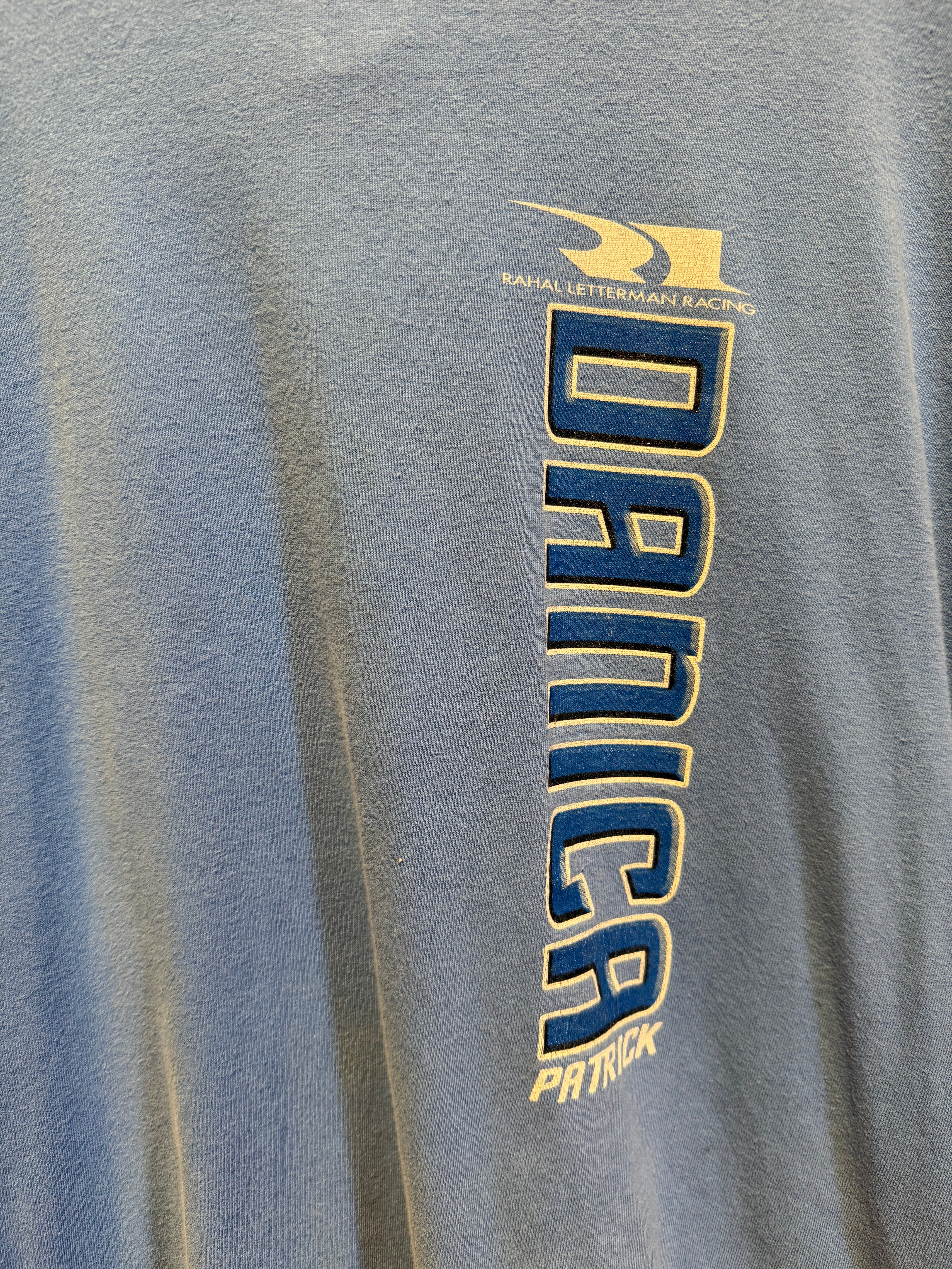 Vintage Danica Patrick Blue Racing T-Shirt: XL