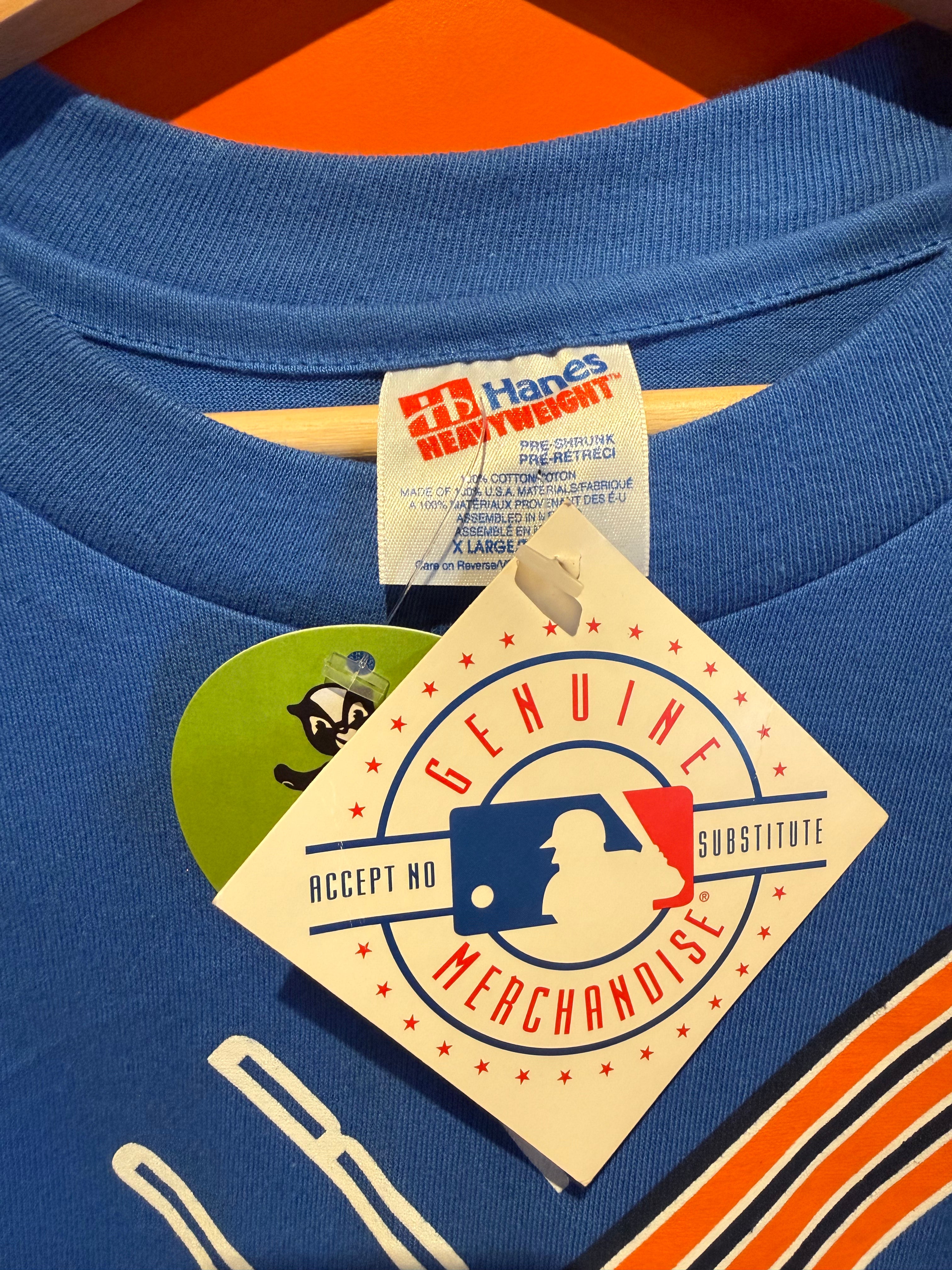 Vintage New York Mets MLB Blue NWT Baseball T-Shirt: XL