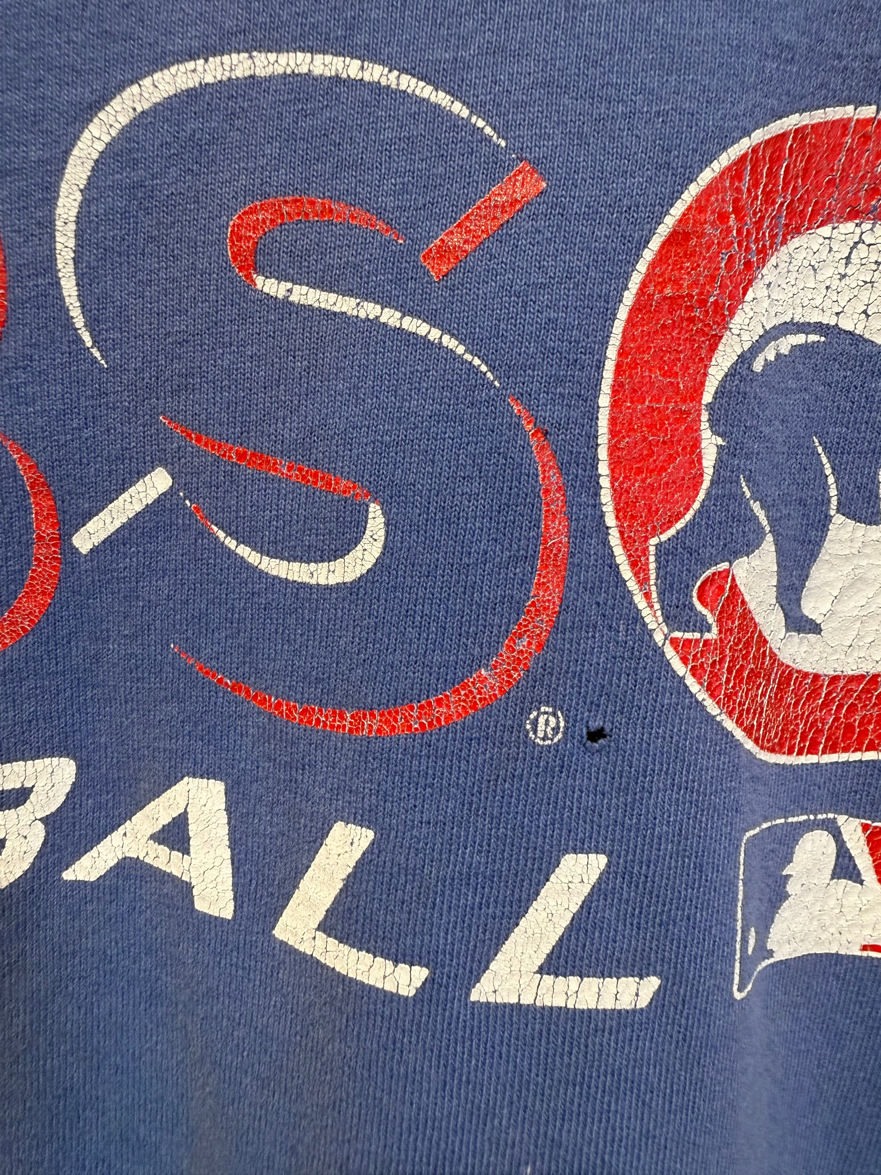 Vintage Chicago Cubs MLB Majestic Baseball T-Shirt: L