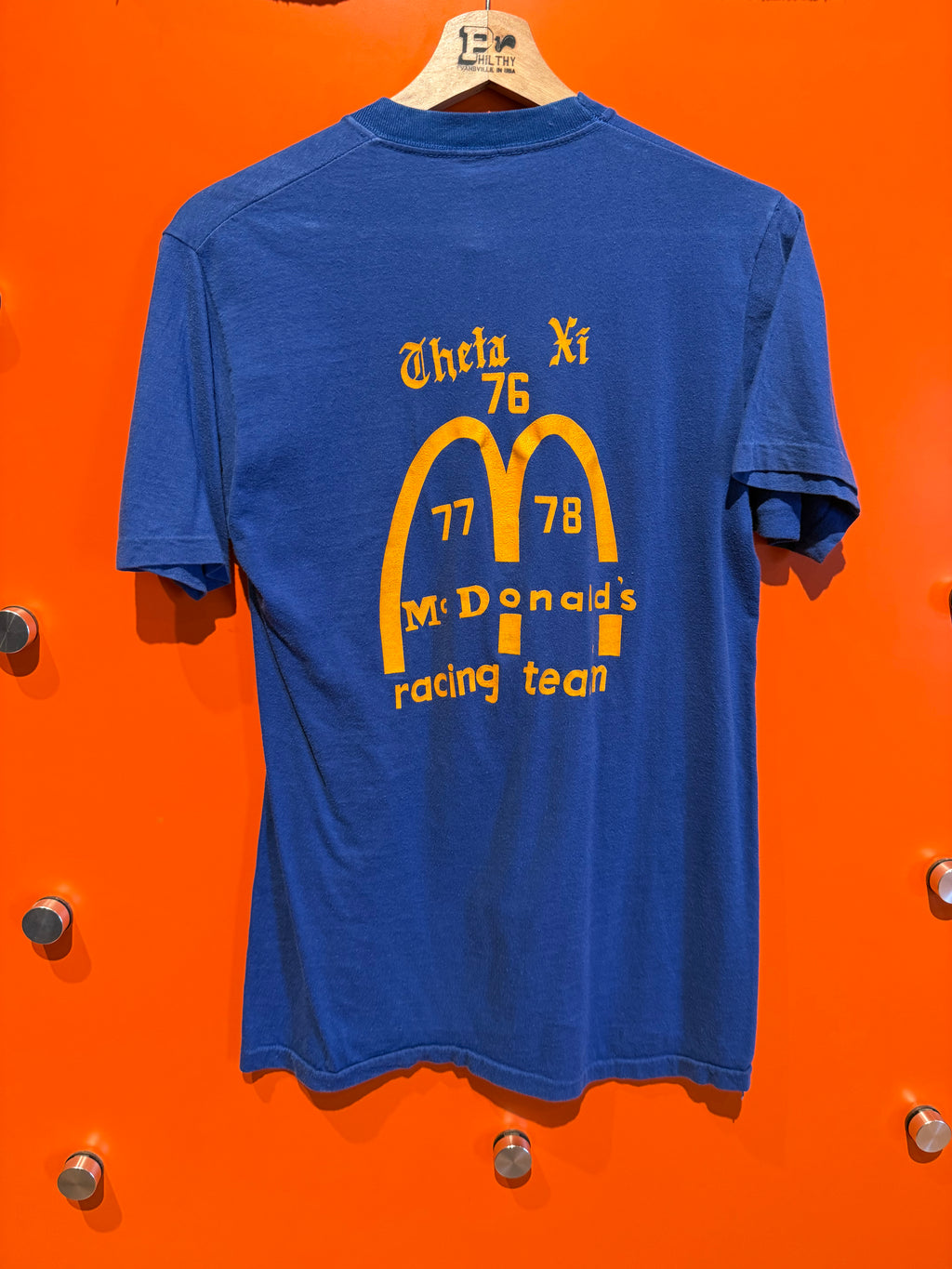 Vintage Grand Prix McDonald's Fraternity Racing Team T-Shirt: L