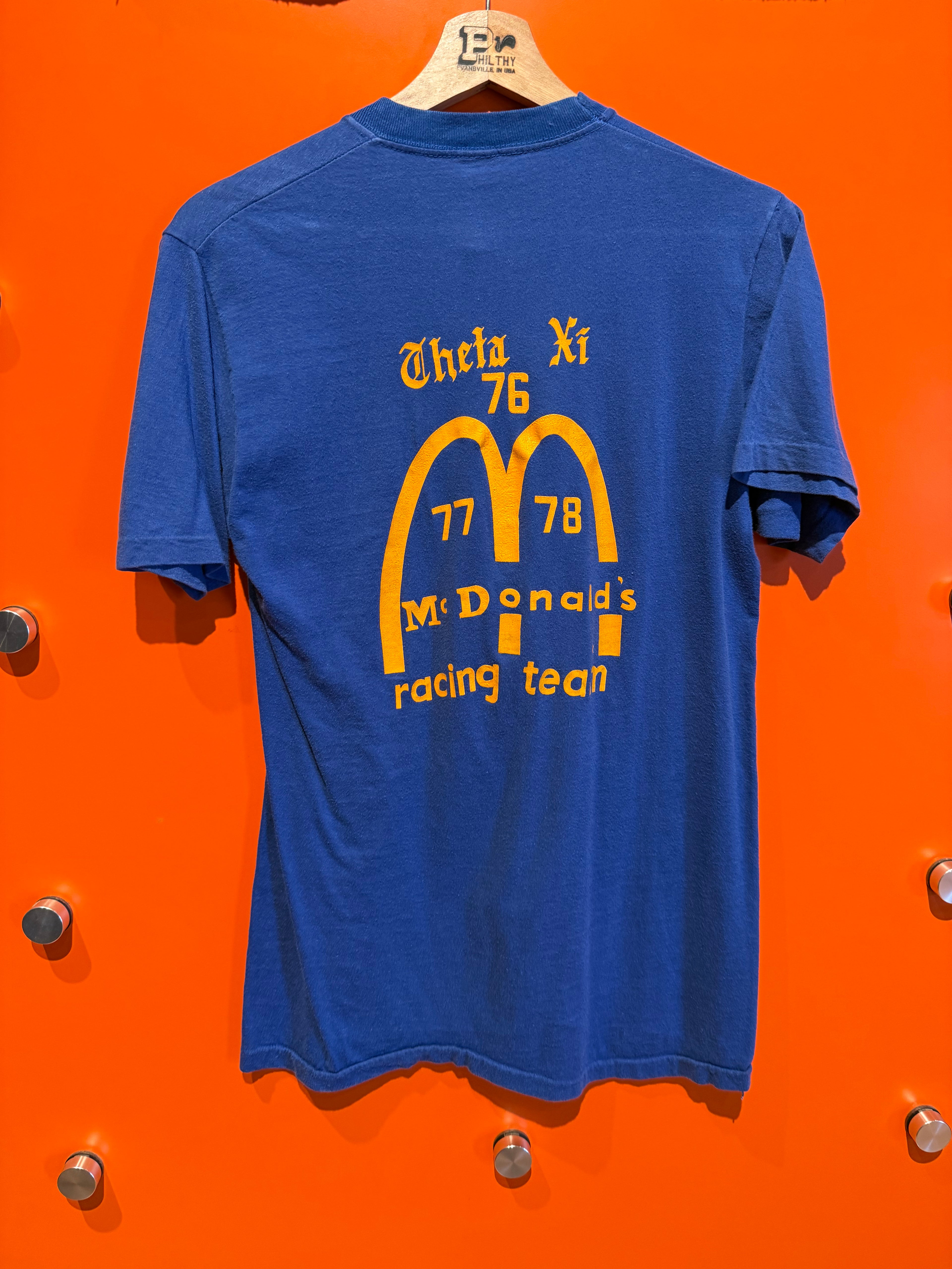 Vintage Grand Prix McDonald's Fraternity Racing Team T-Shirt: L