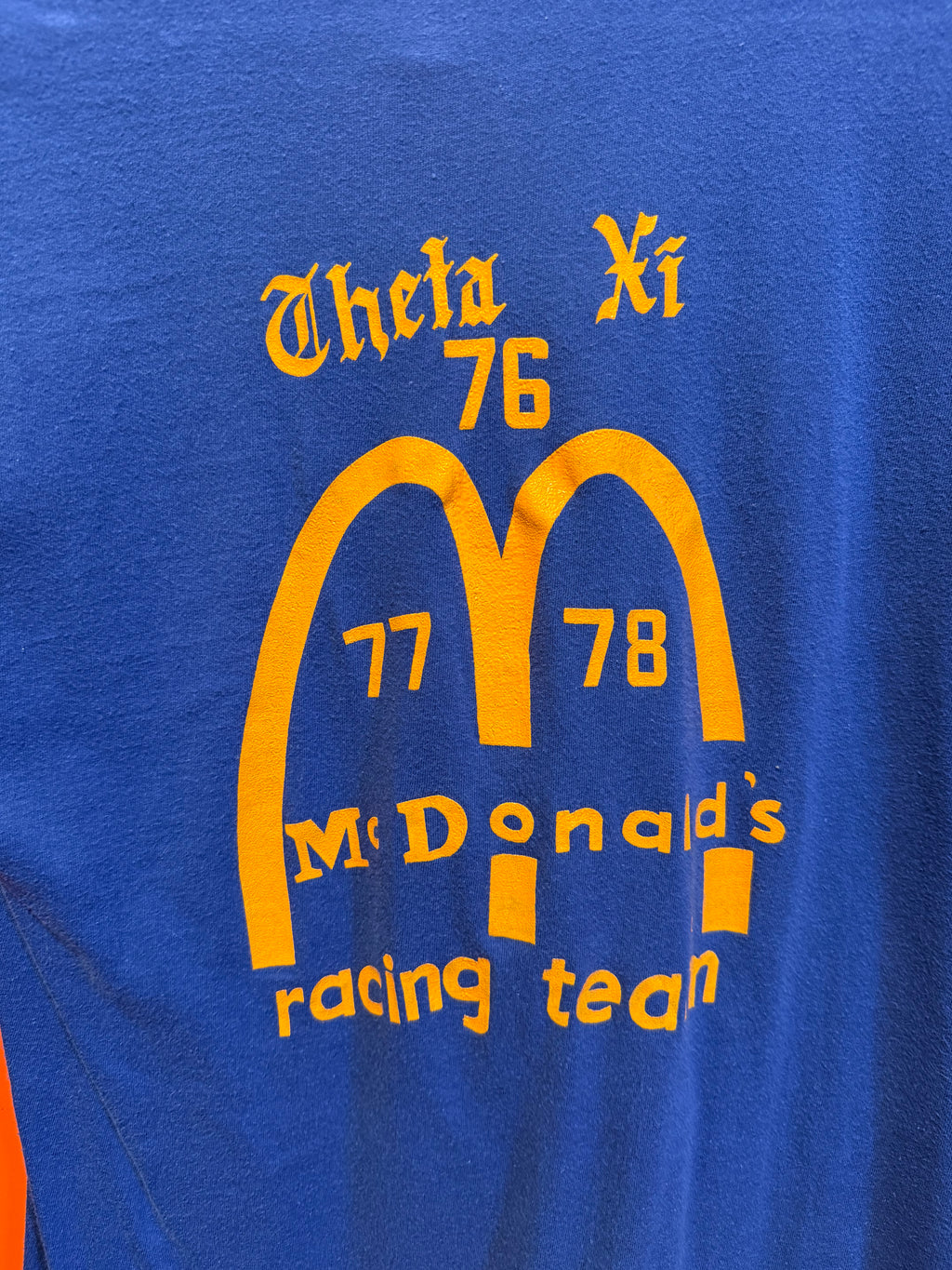 Vintage Grand Prix McDonald's Fraternity Racing Team T-Shirt: L