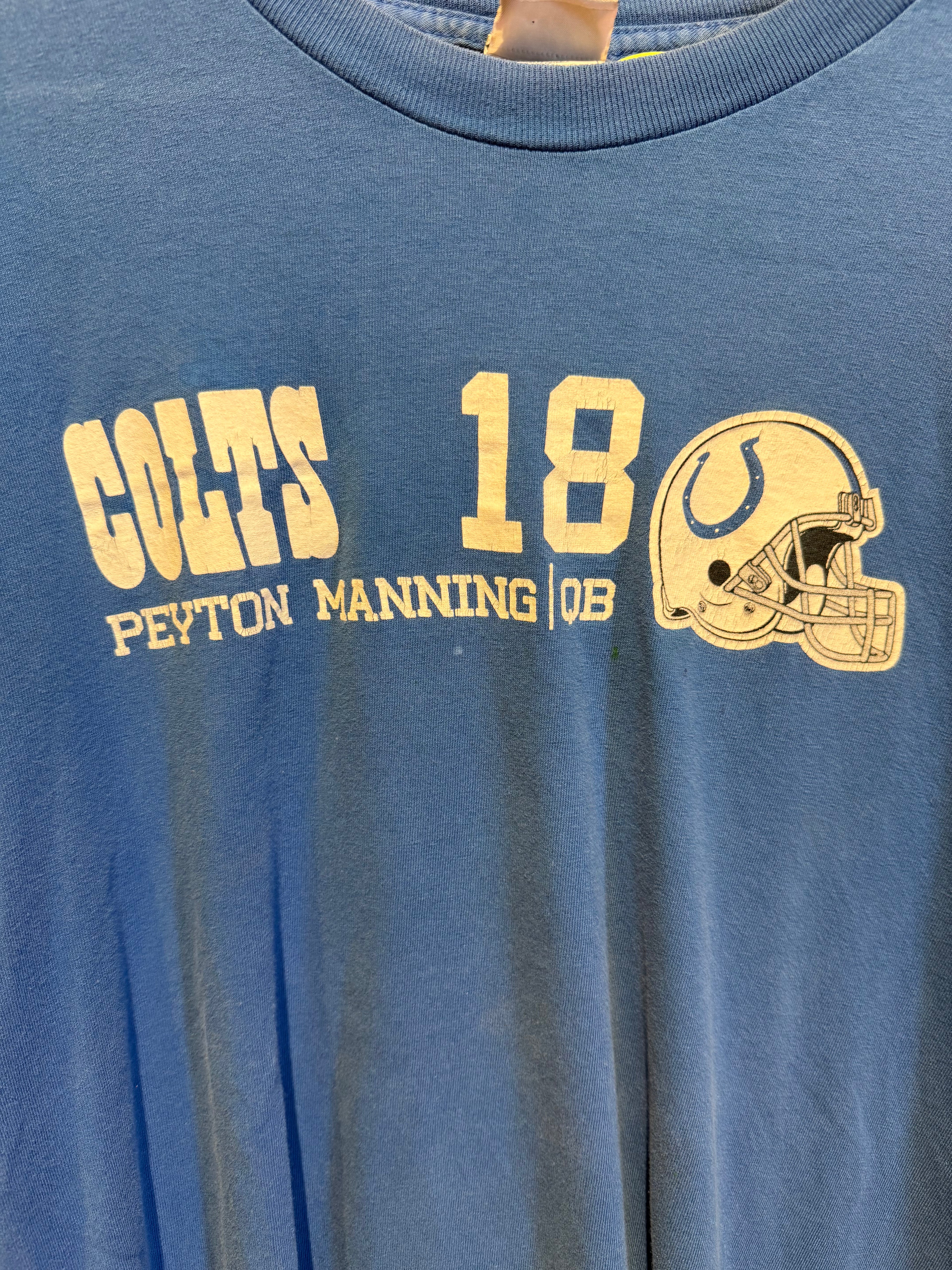 Vintage Indianapolis Colts Peyton Manning Long Sleeve T-Shirt: L