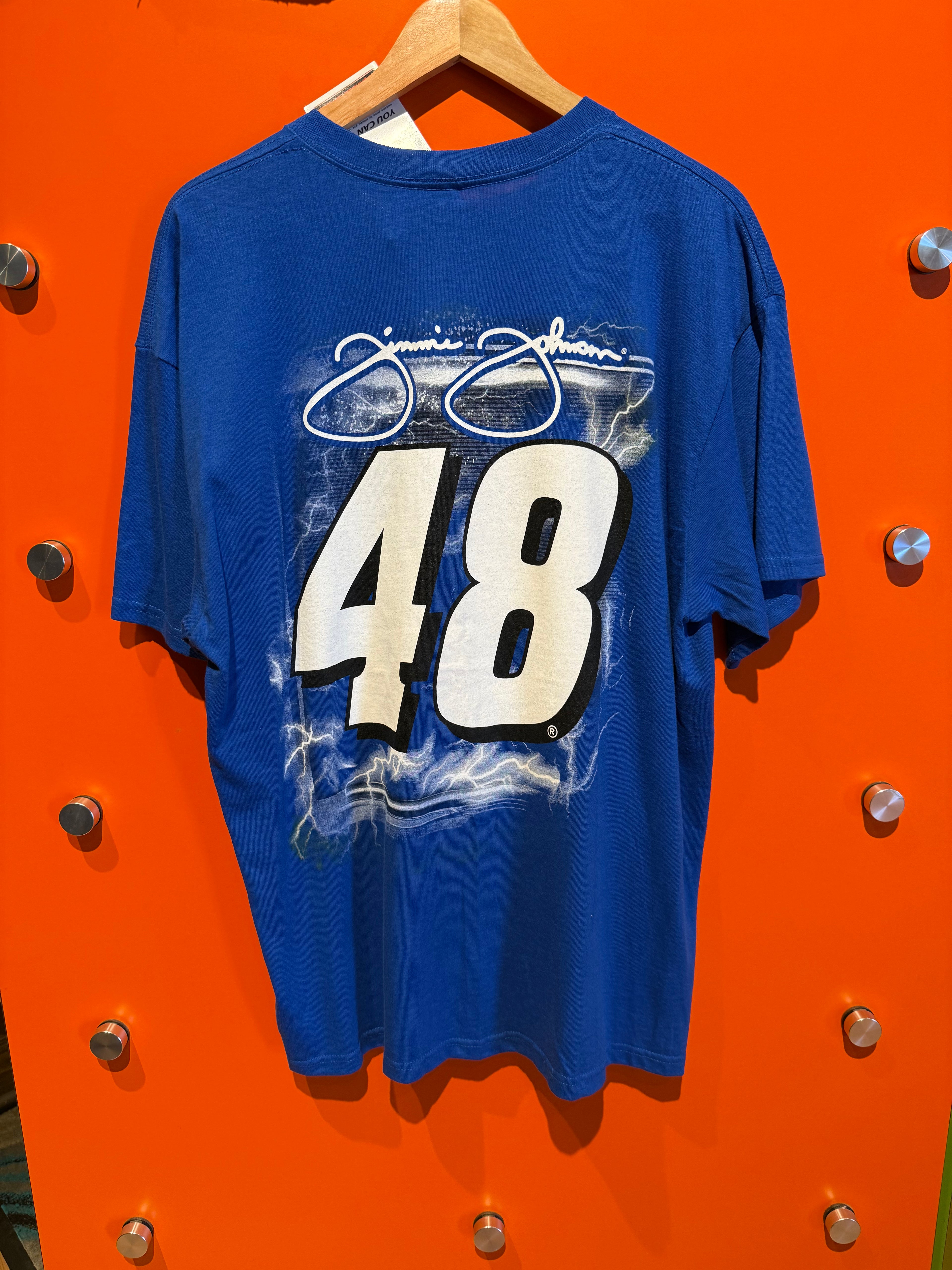 Vintage NASCAR Jimmie Johnson Racing T-Shirt: XL