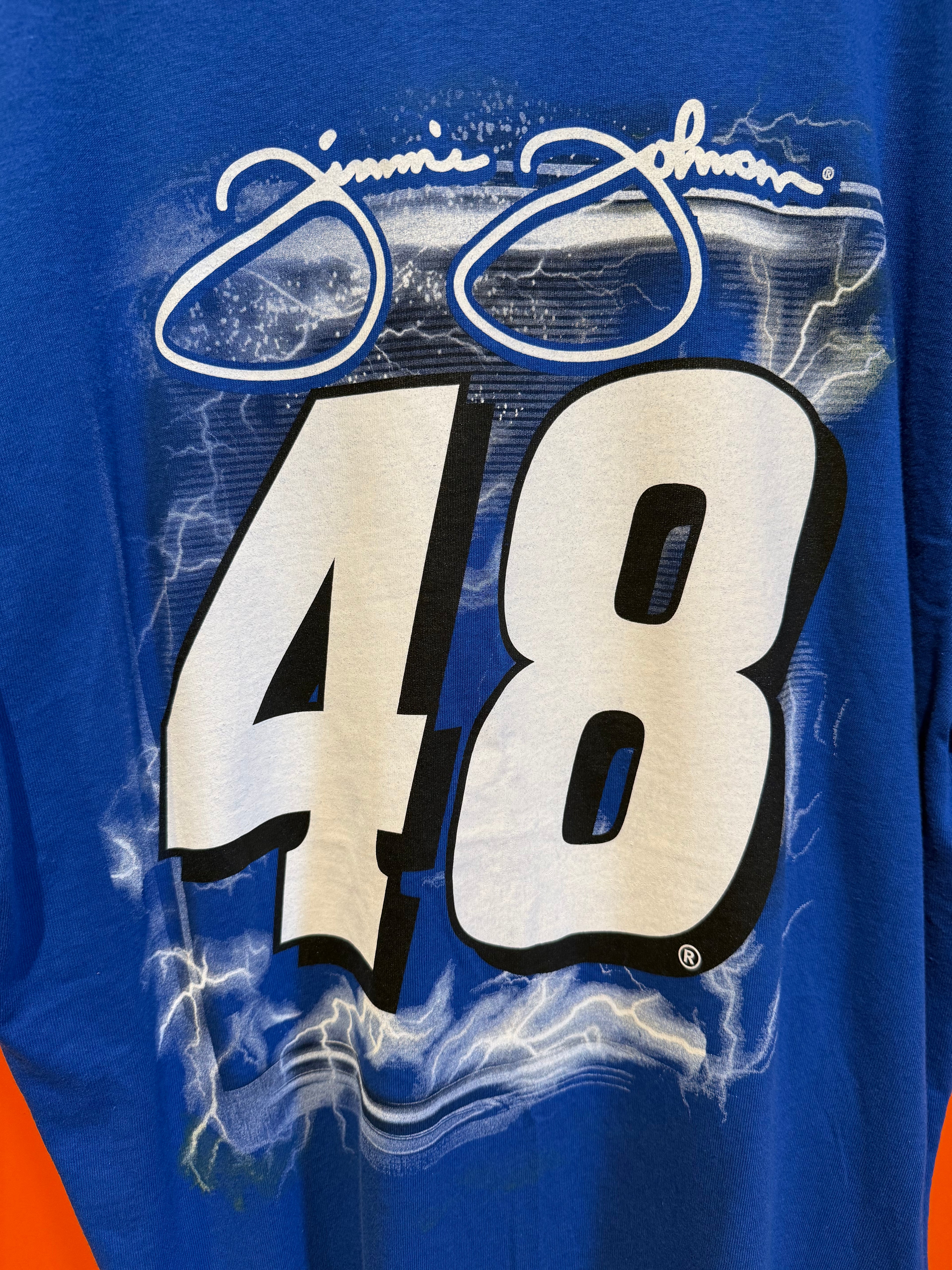 Vintage NASCAR Jimmie Johnson Racing T-Shirt: XL