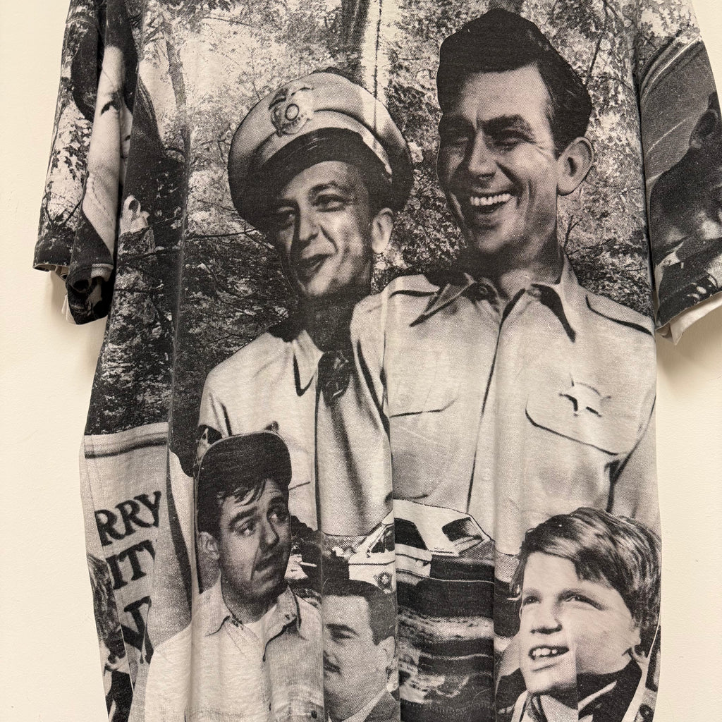 Vintage 1992 The Andy Griffith Show All-Over Print T-Shirt: XL