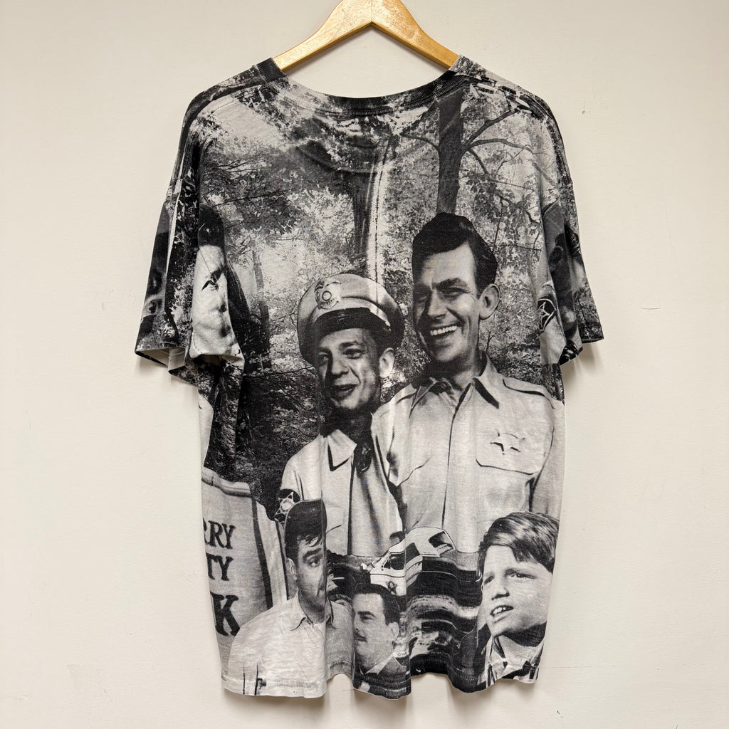 Vintage 1992 The Andy Griffith Show All-Over Print T-Shirt: XL