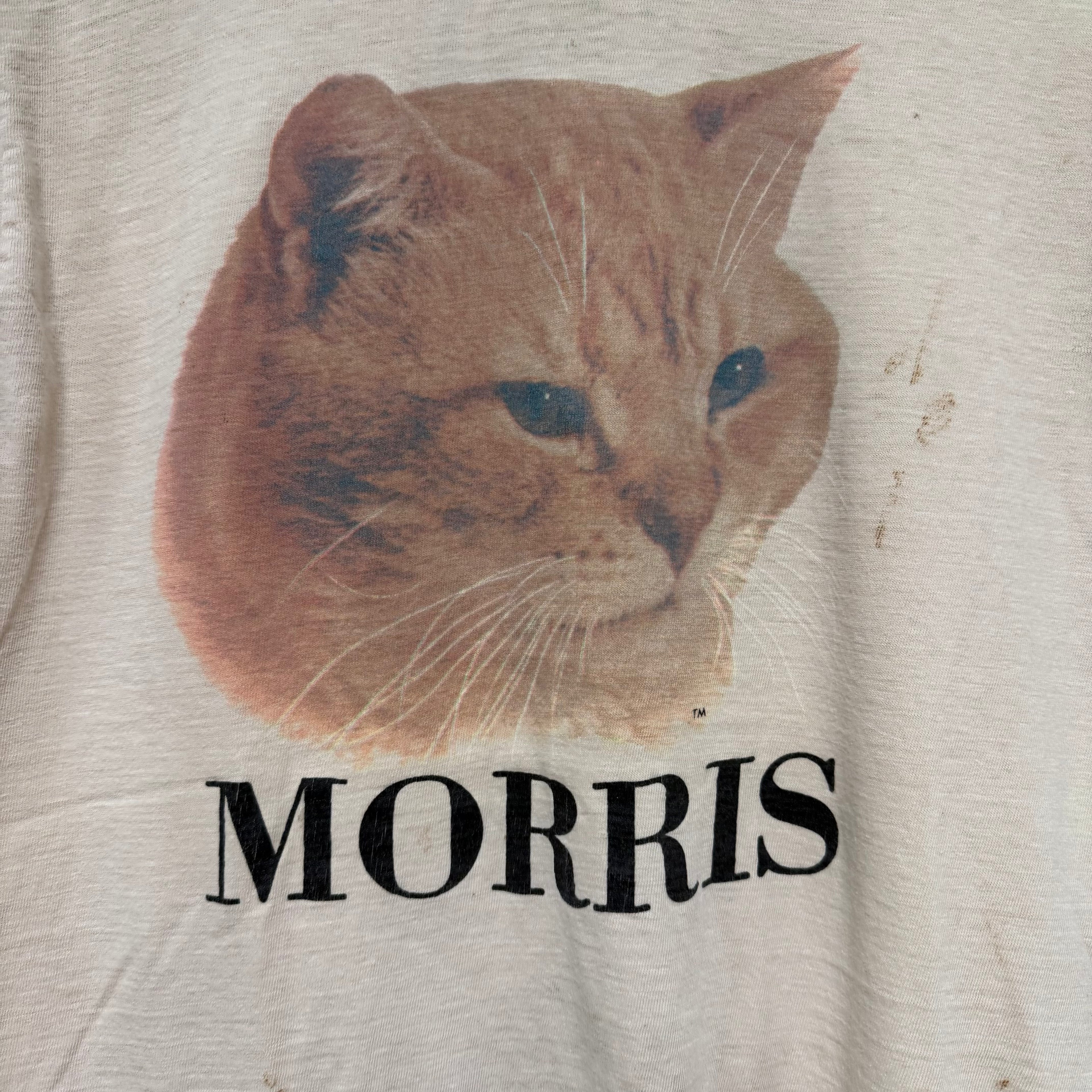 Vintage Morris Cat 70s / 80s Single Stitch T-Shirt: S