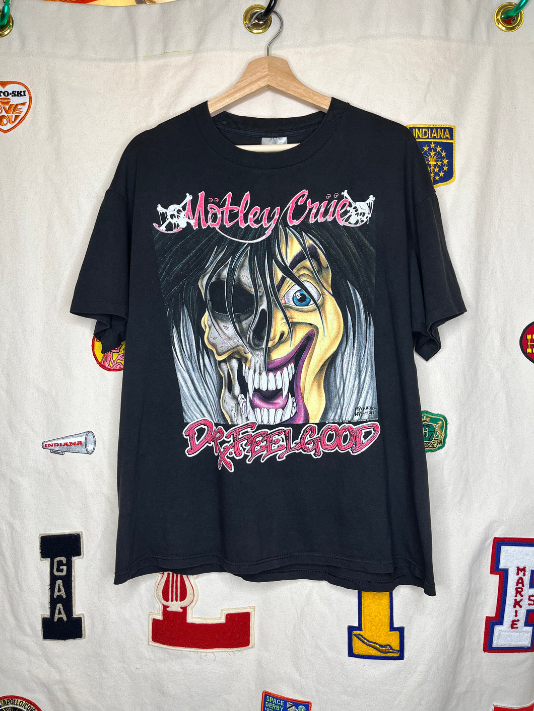 Vintage Motley Crue Dr. Feelgood Tour Shirt: L/XL