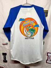 Load image into Gallery viewer, Vintage The Beach Boys Band Tour 1982 Blue Raglan Badger USA Concert T-Shirt: Large
