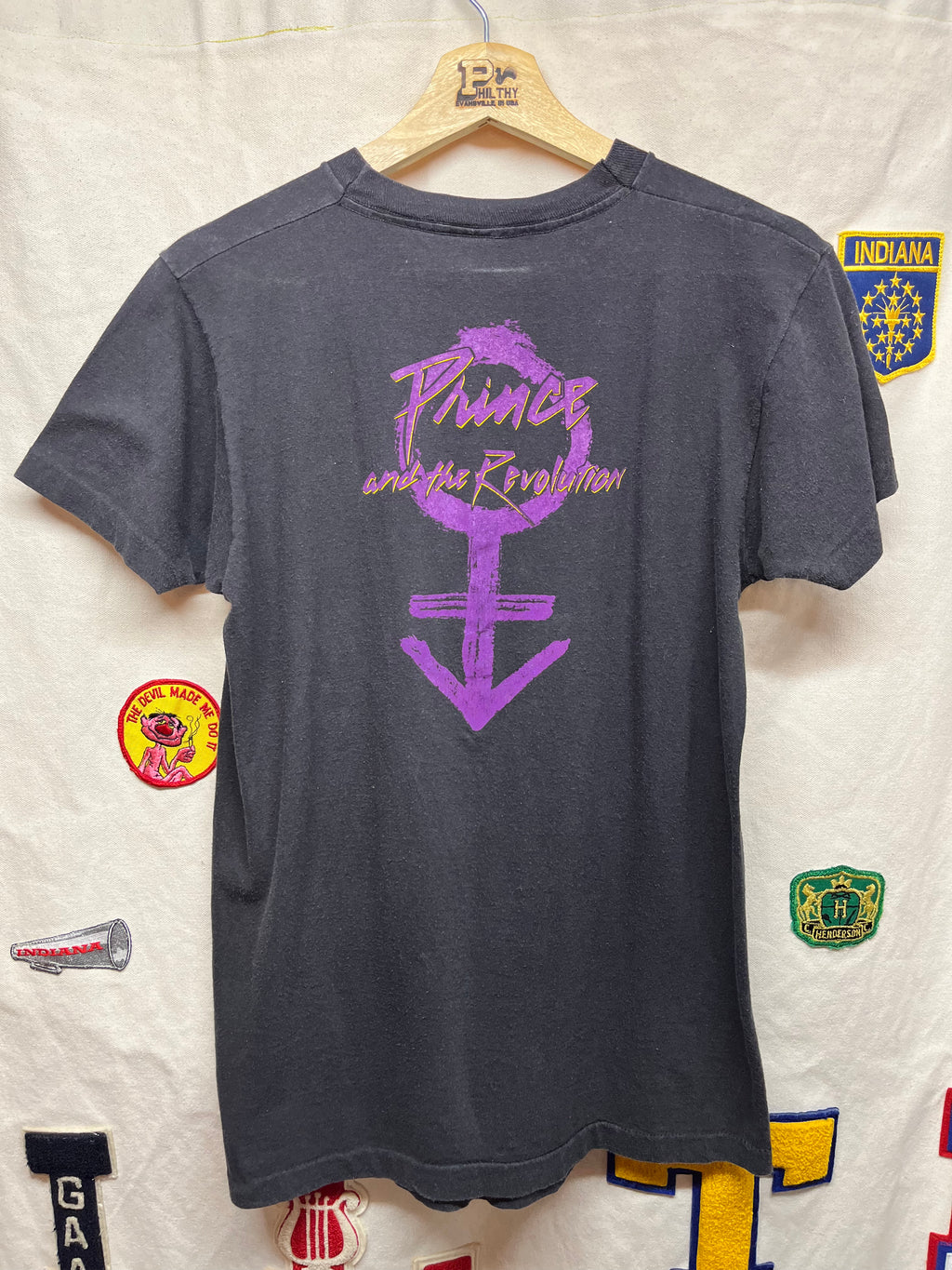 Vintage Purple Rain Prince and the Revolution 1984 Warner Bro Movie Promo T-Shirt: Med/Large