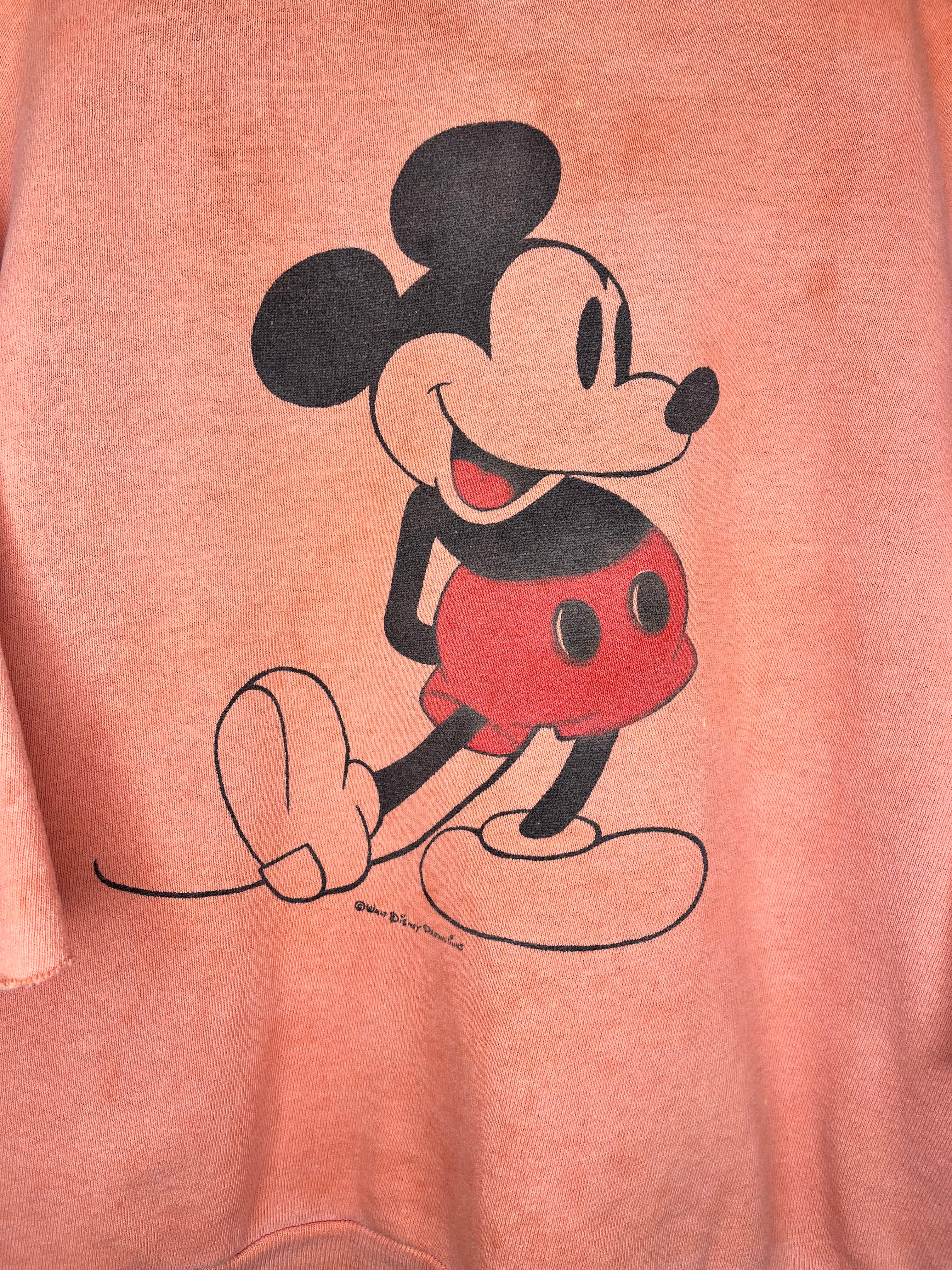 Vintage 1960's Mickey Mouse Crewneck Sweatshirt: Small
