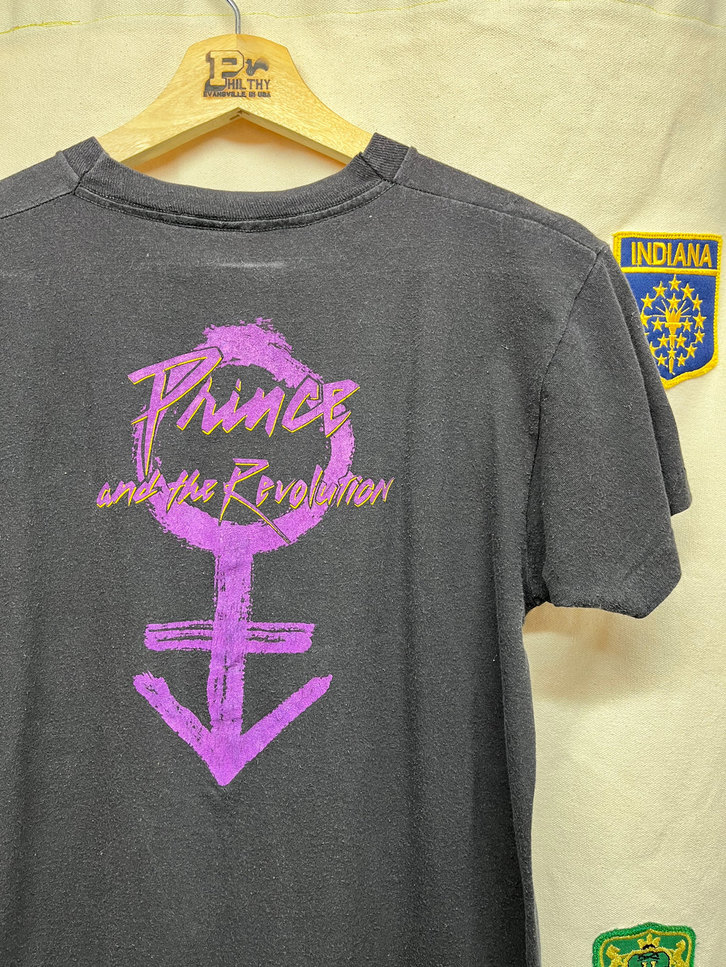 Vintage Purple Rain Prince and the Revolution 1984 Warner Bro Movie Promo T-Shirt: Med/Large