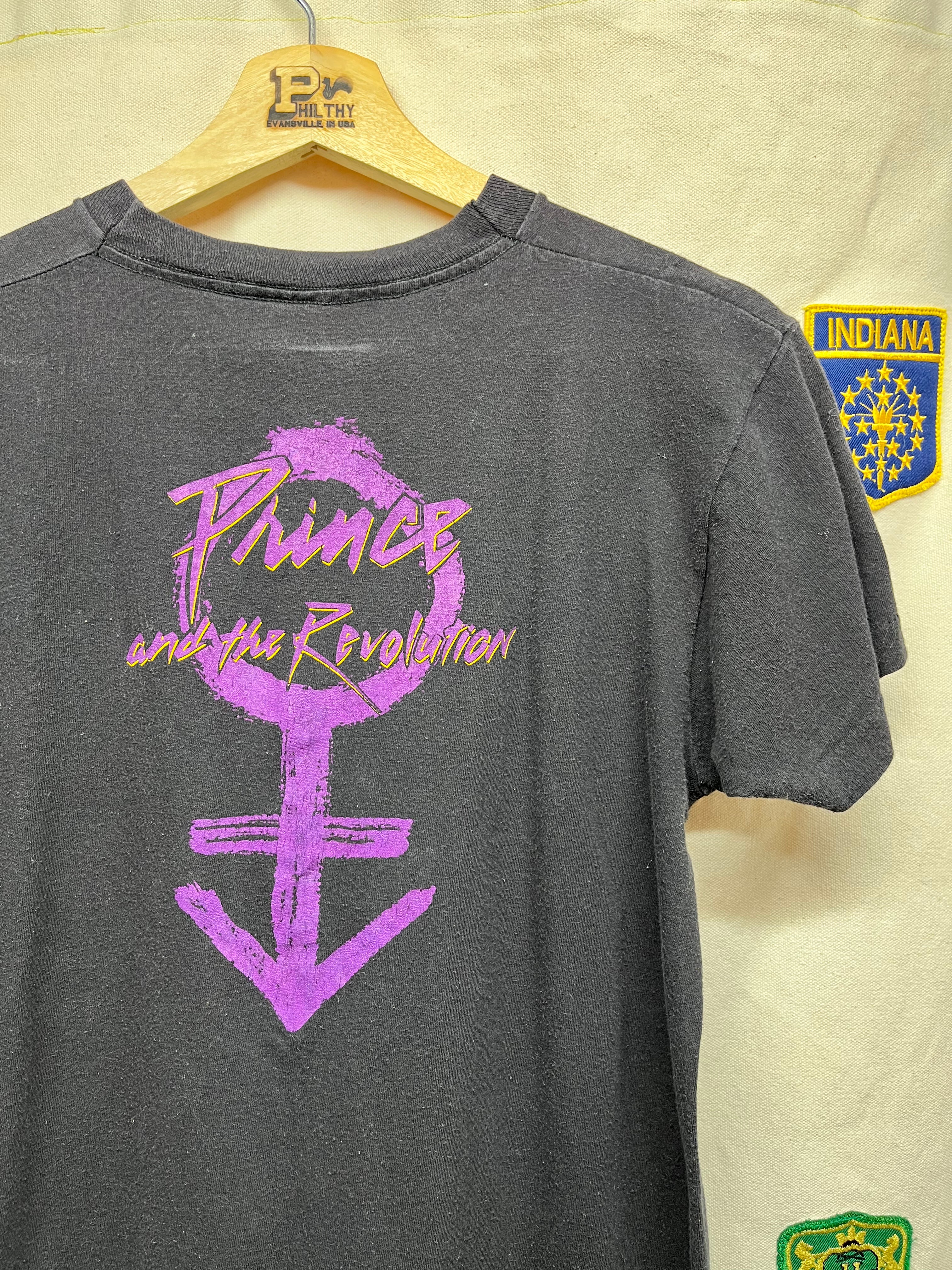 Vintage Purple Rain Prince and the Revolution 1984 Warner Bro Movie Promo T-Shirt: Med/Large